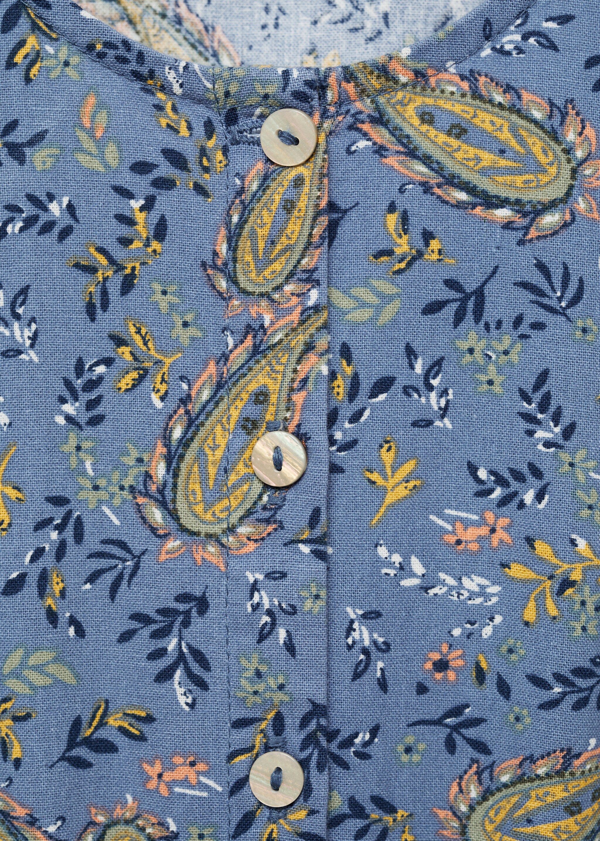 Jumpsuit katun bermotif - Rincian barang 0