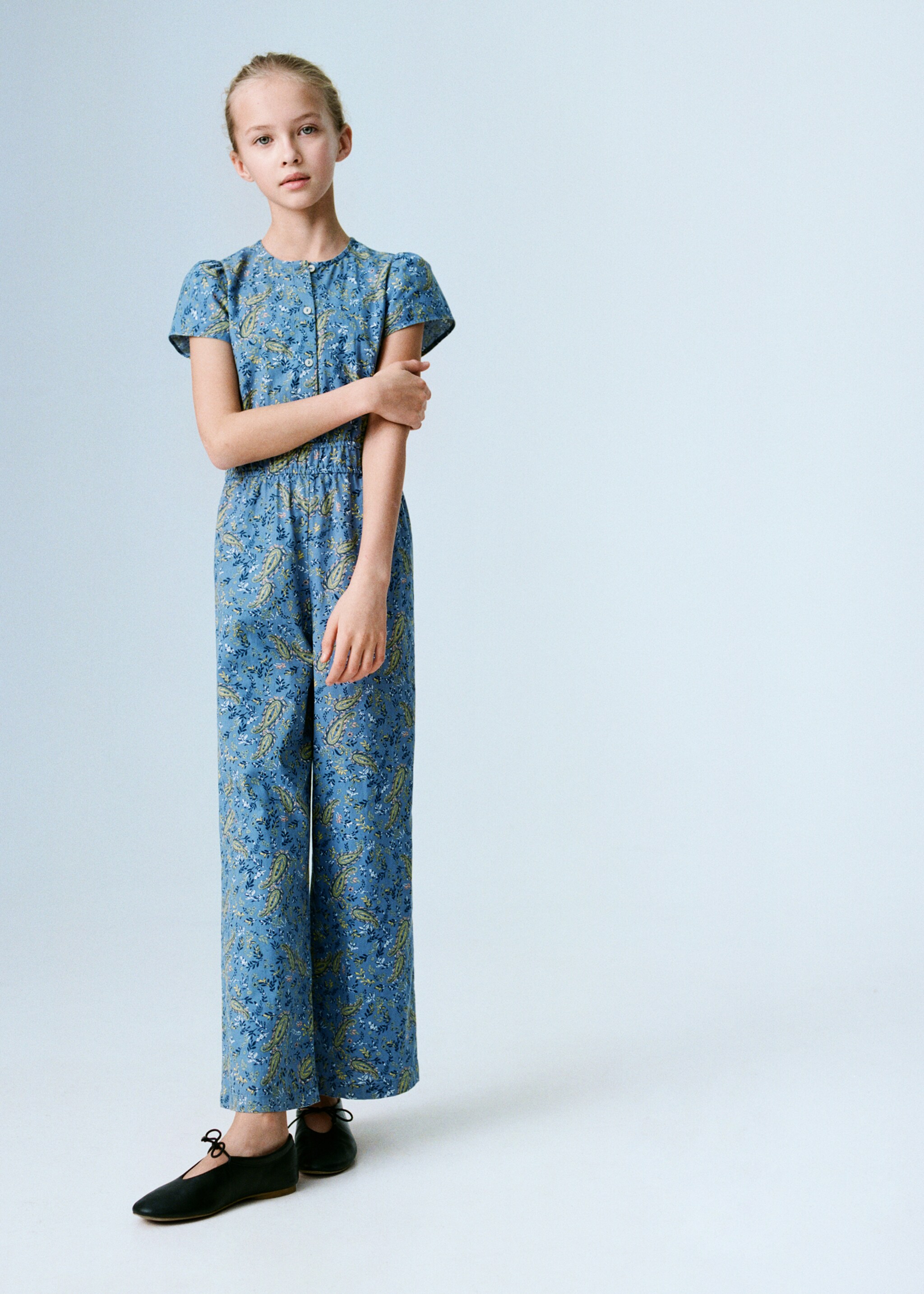 Jumpsuit katun bermotif - Rincian barang 5