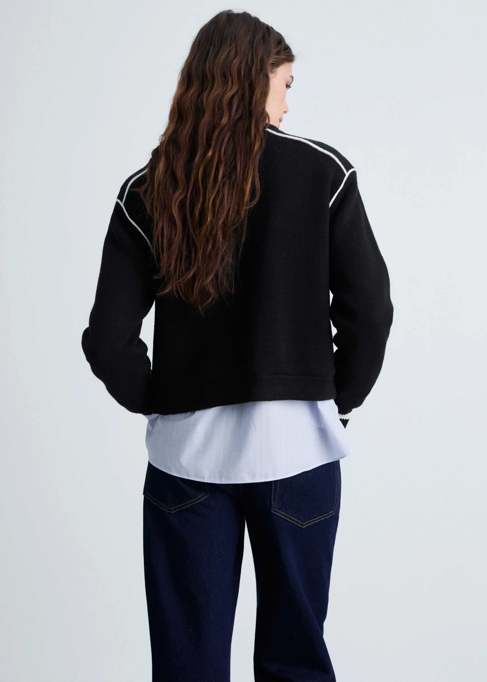 Chaqueta bomber punto - Reverso del artículo