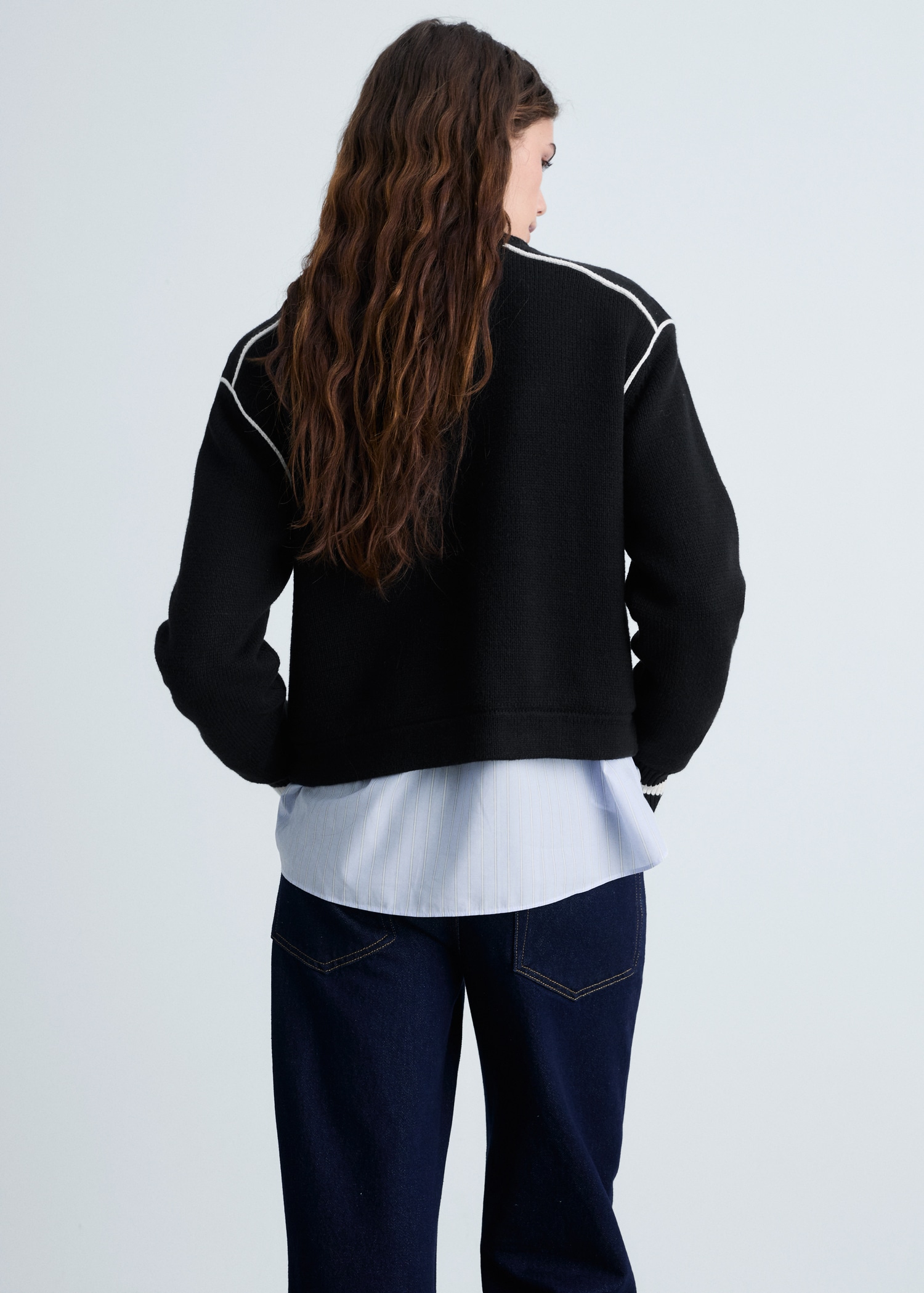 Chaqueta bomber punto - Reverso del artículo