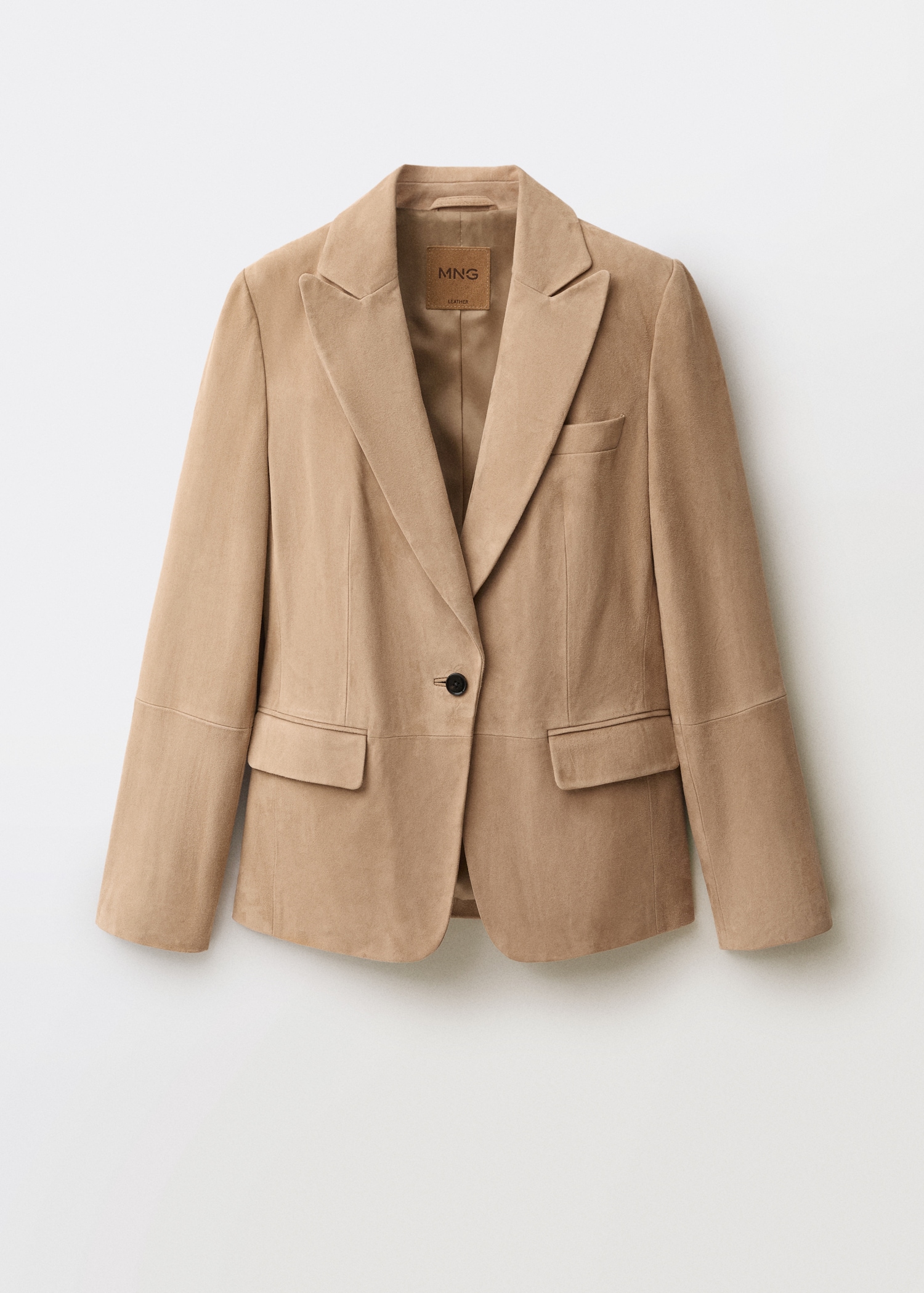Fitted suede jacket - Article without model