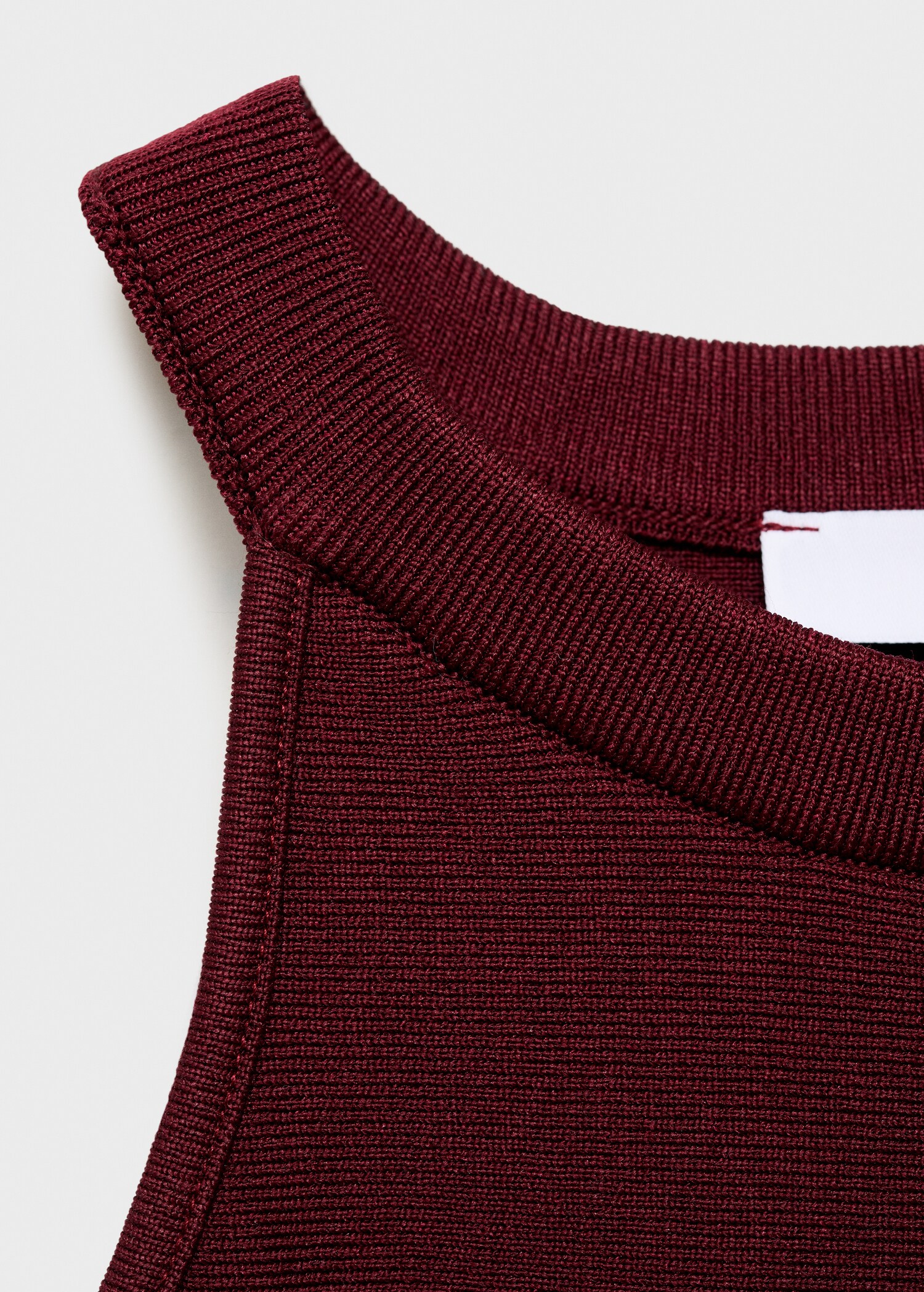 Krátké šaty z úpletu peplum - Detail zboží 8
