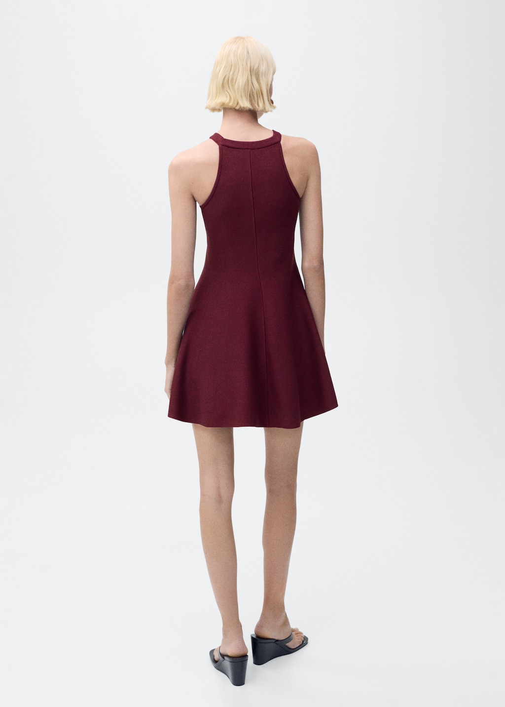 BEENTRILL■Round neck Back slit String Overfit dress■送料込 BEENTRILL□Round neck Back slit String Overfit dress□送料込
