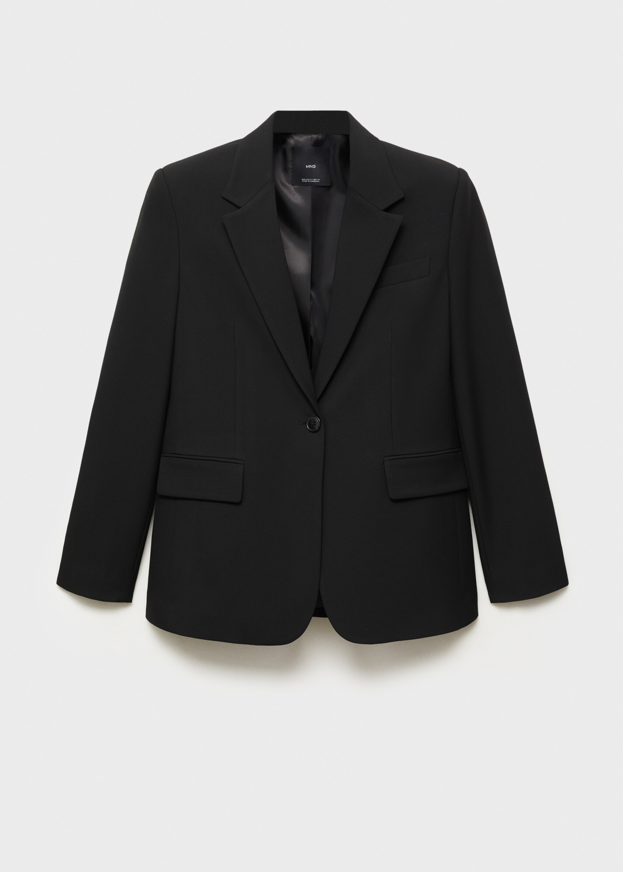 Straight jacket with flap pockets - Article without model