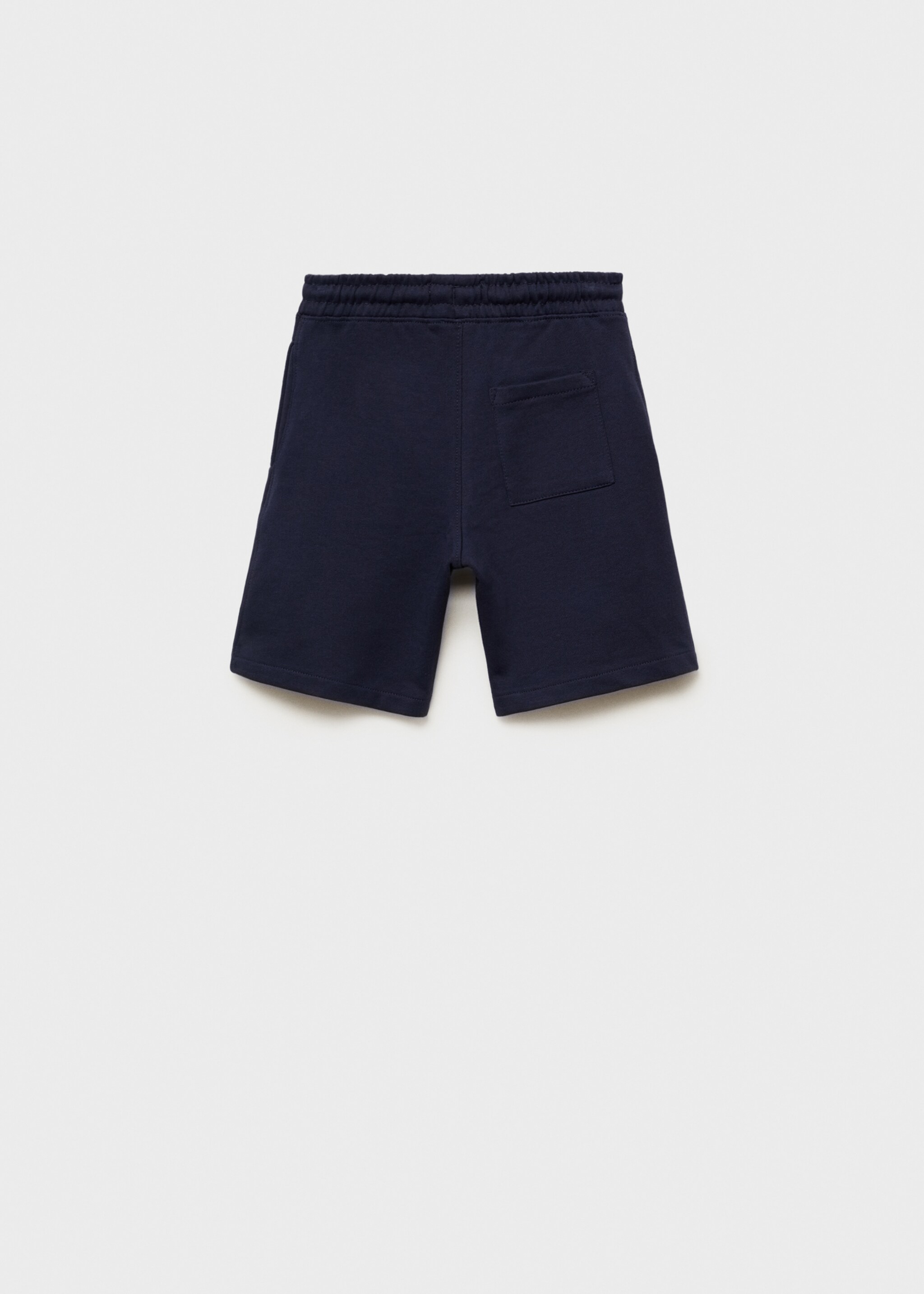 Baumwoll-Bermudashorts mit Kordelzug - Rückseite des Artikels