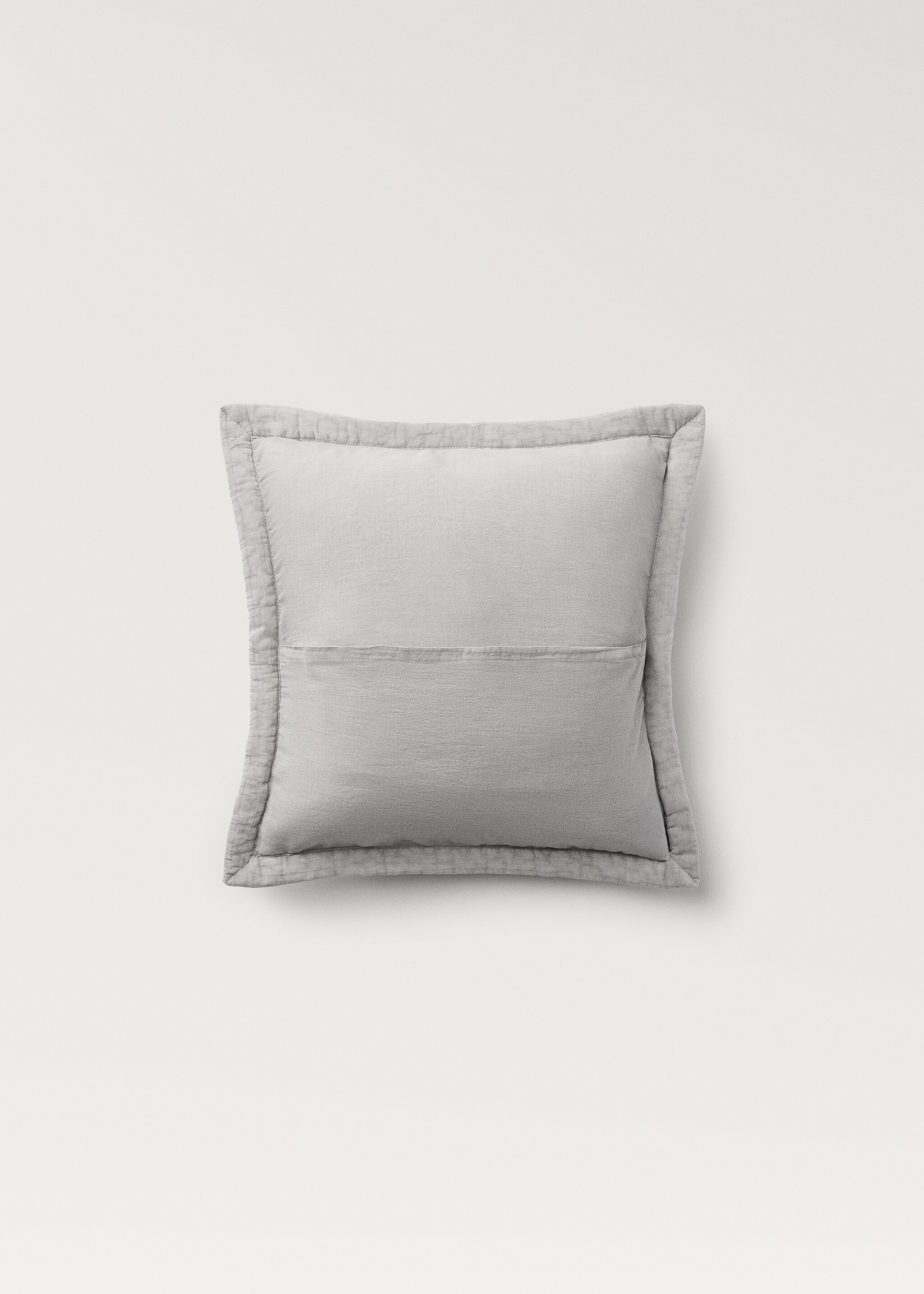 Yıkanmış pamuklu yastık kılıfı 40x40 cm - Ürün detayı 1