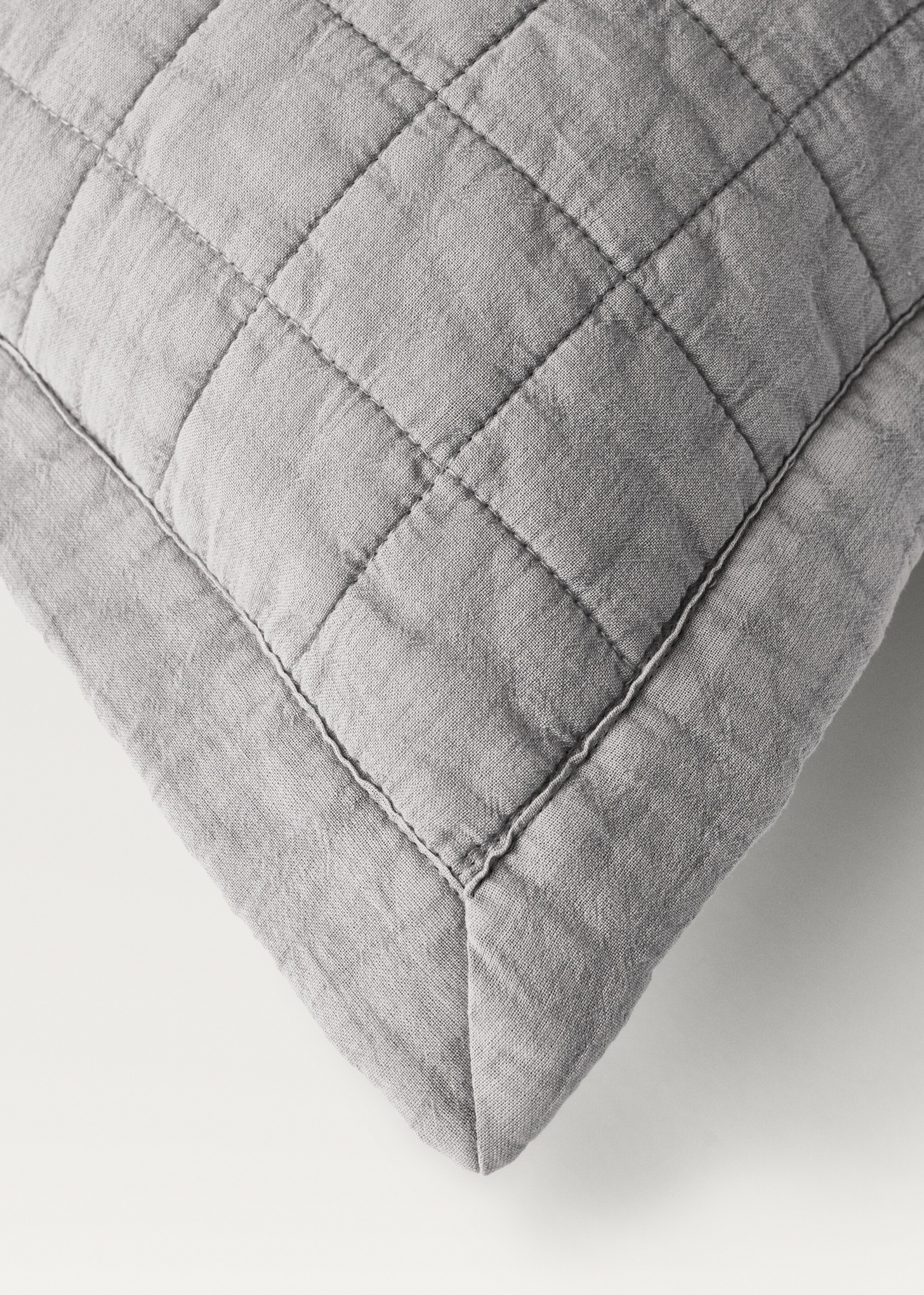 Yıkanmış pamuklu yastık kılıfı 40x40 cm - Ürün detayı 4
