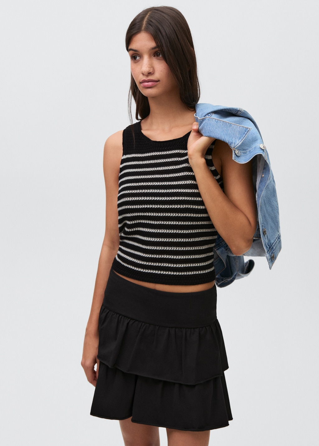 スカート KHAKIPOINT Mini Skirt Pants (black) Spacedye Allure Skirt | Beyond Yoga