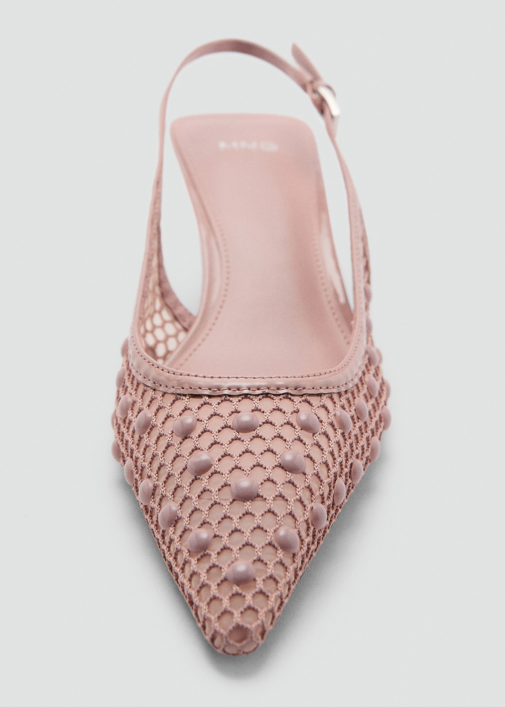 Chaussure à talon en mesh avec boules décoratives - Détail de l'article 3