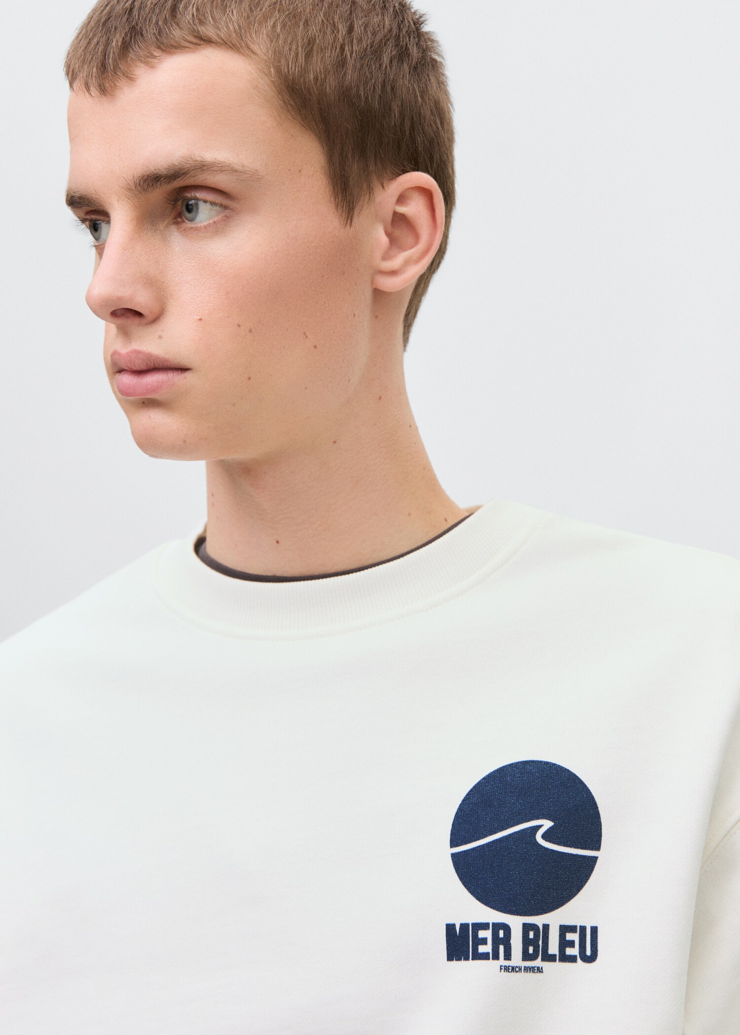 Message cotton sweatshirt - Details of the article 1