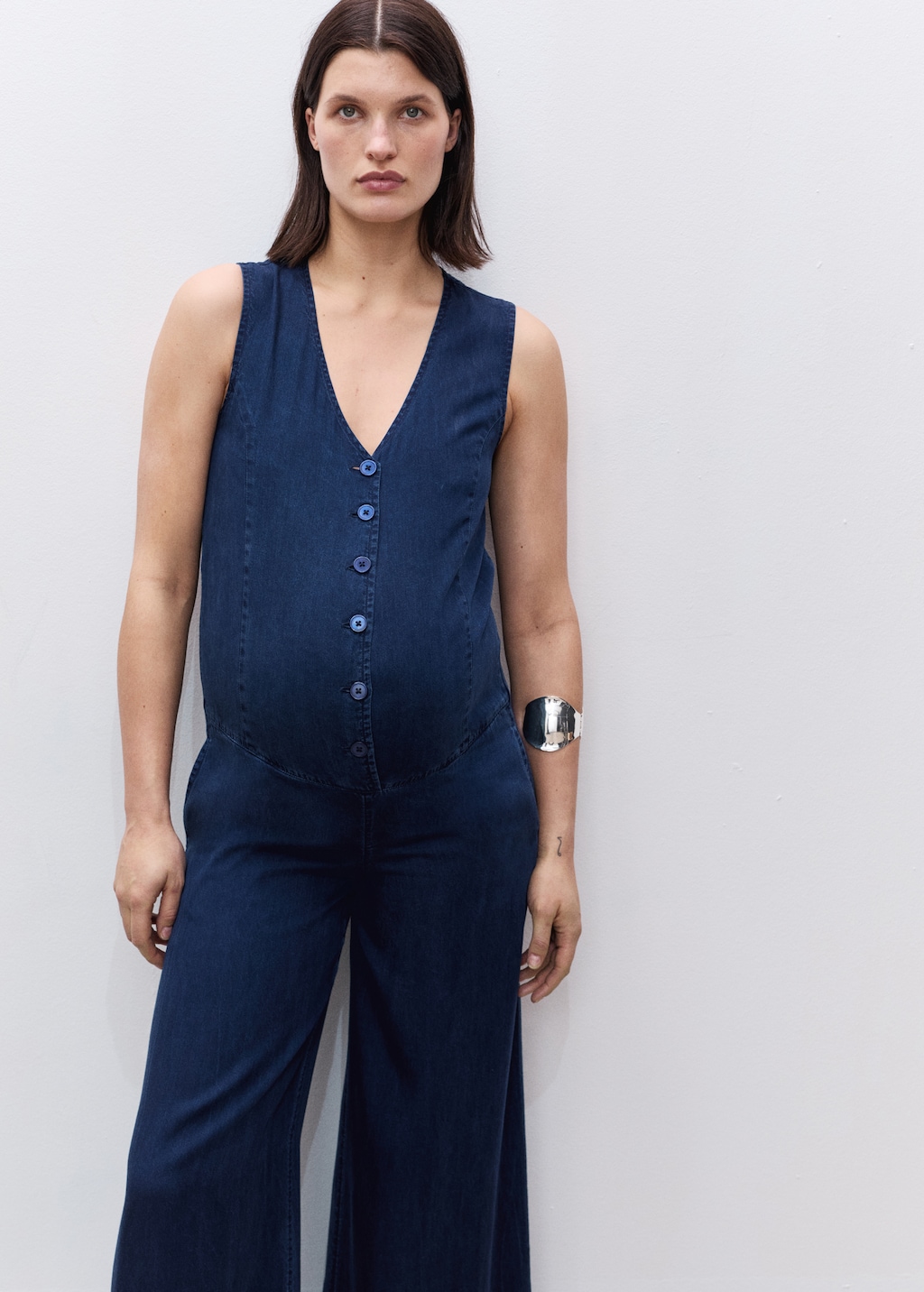 Mango Lyocell maternity jumpsuit