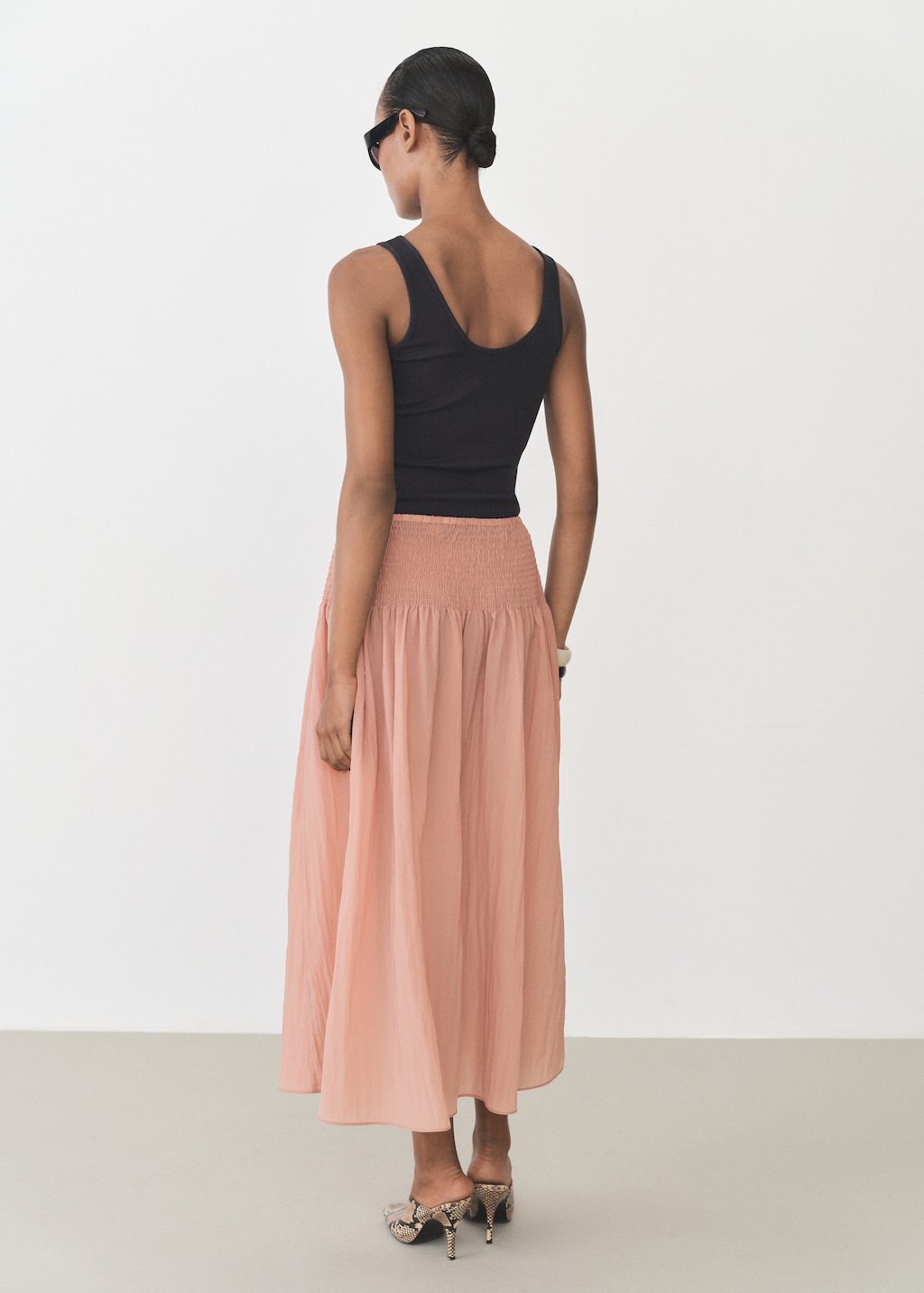 Cotton top with wide straps