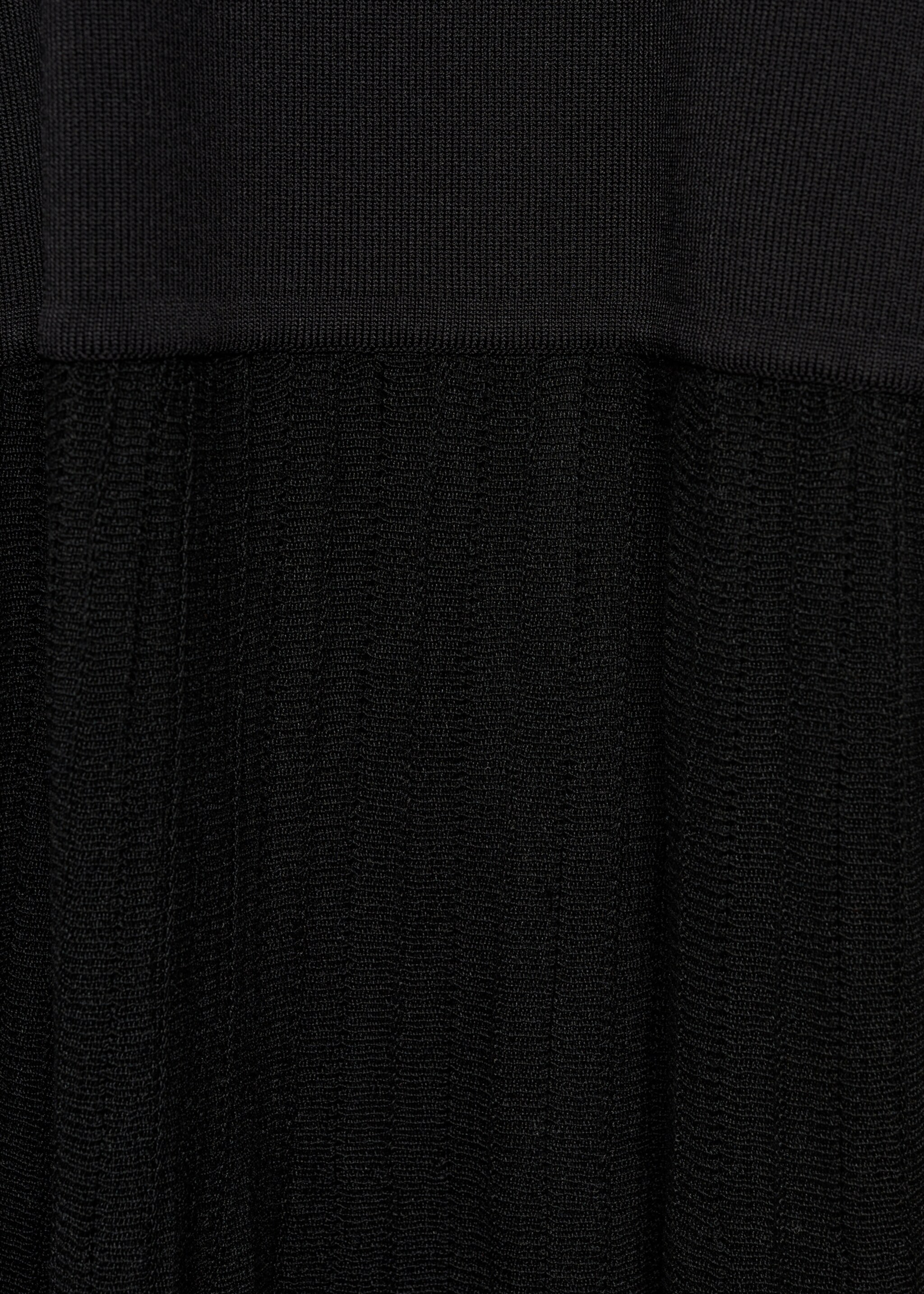 Knitted dress with semi-transparent skirt - Details of the article 8