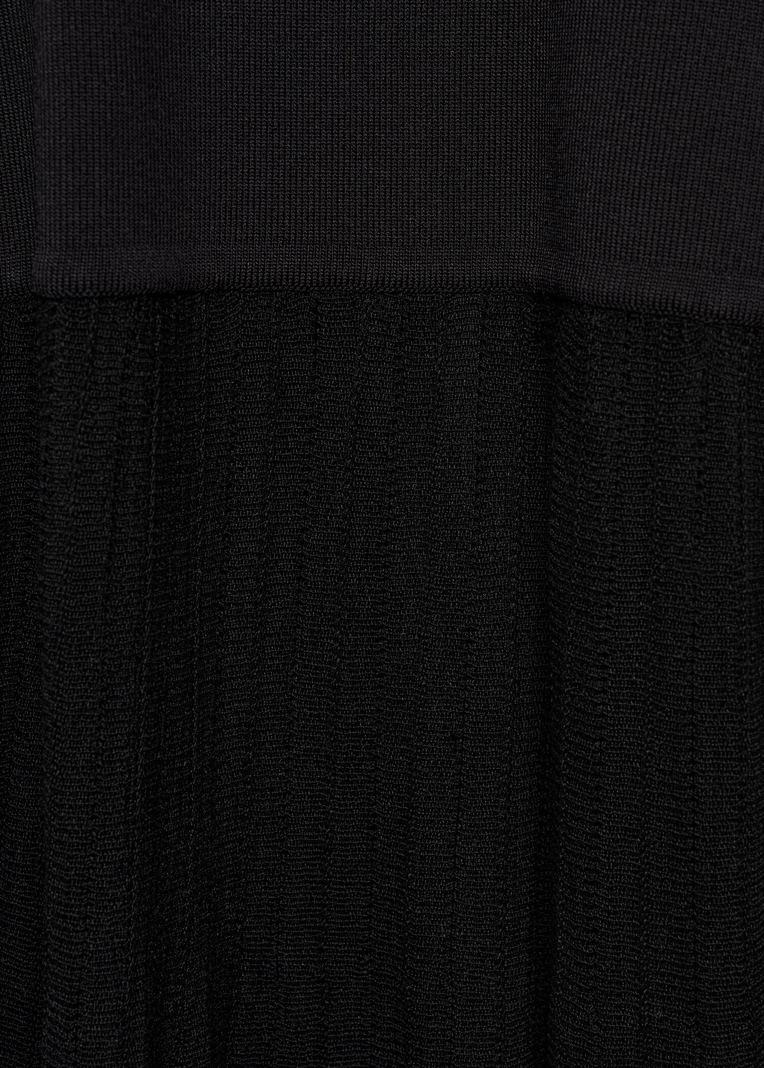 Knitted dress with semi-transparent skirt - Details of the article 8