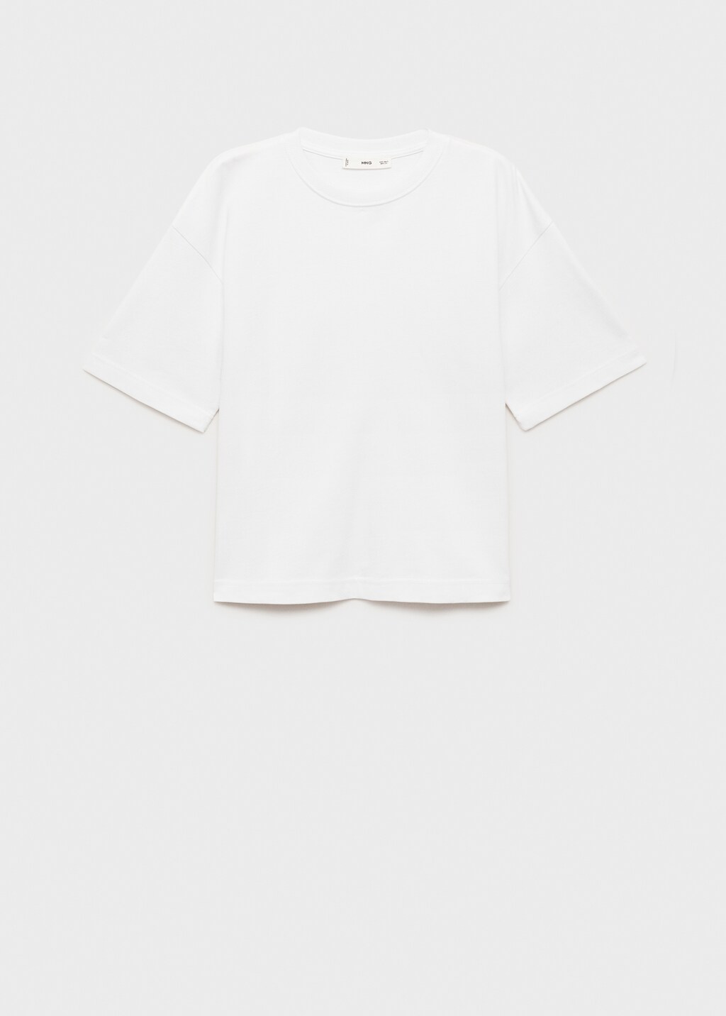 Mango Oversized cotton maternity t-shirt