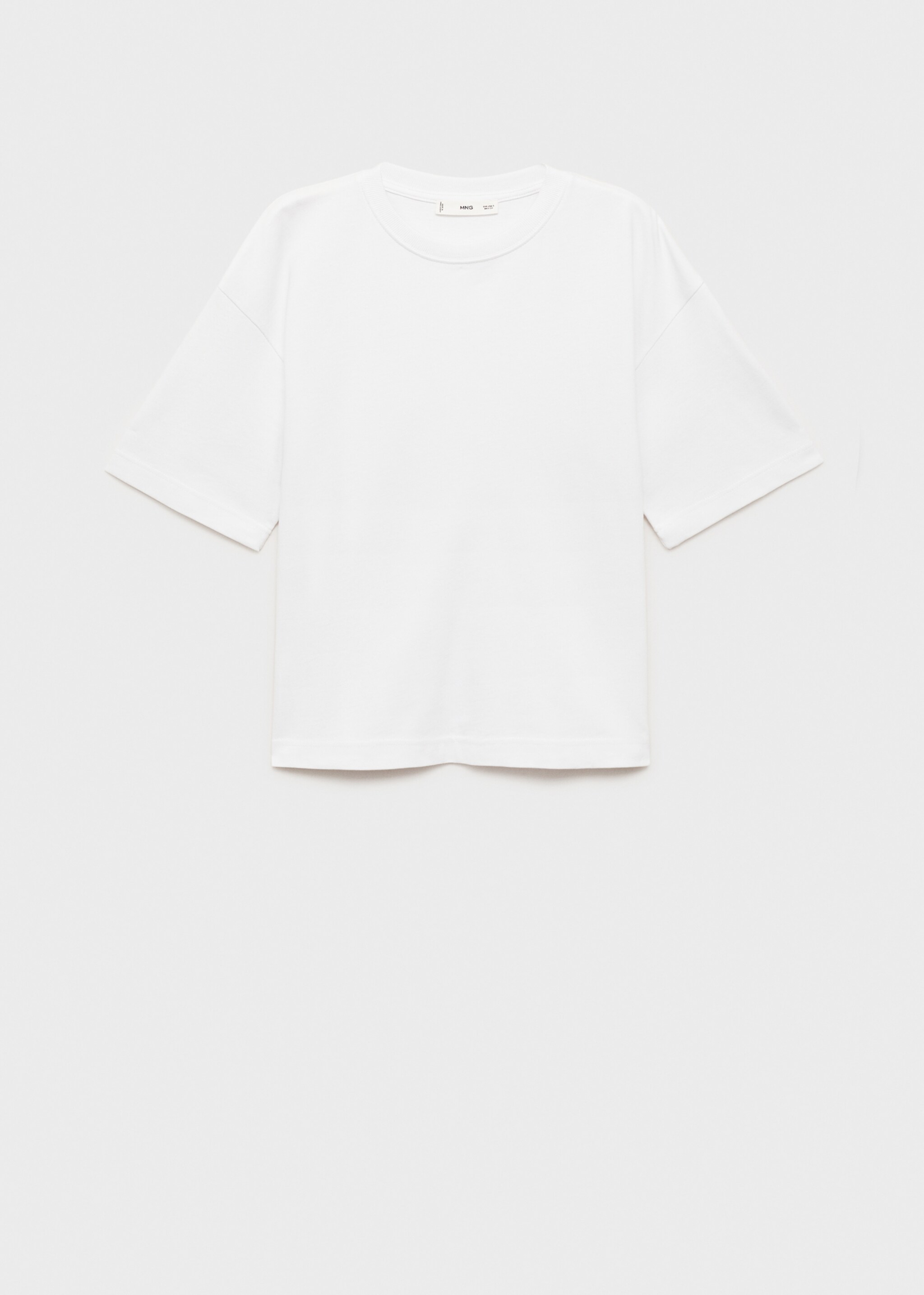 Oversized cotton maternity t-shirt - Article without model