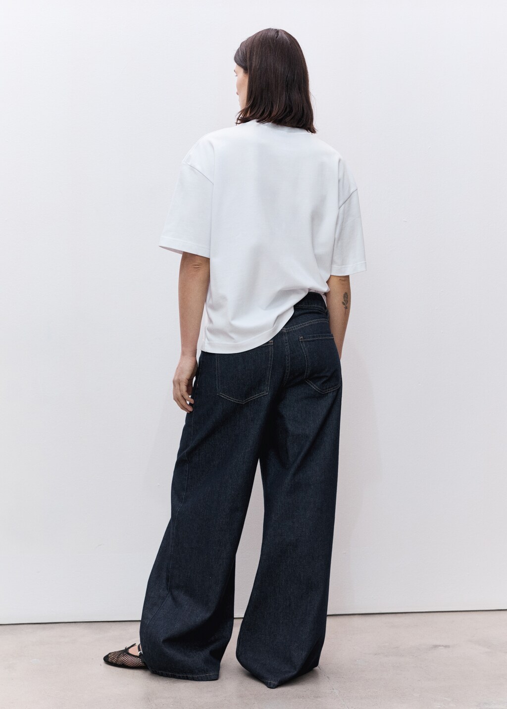 Mango Oversized cotton maternity t-shirt