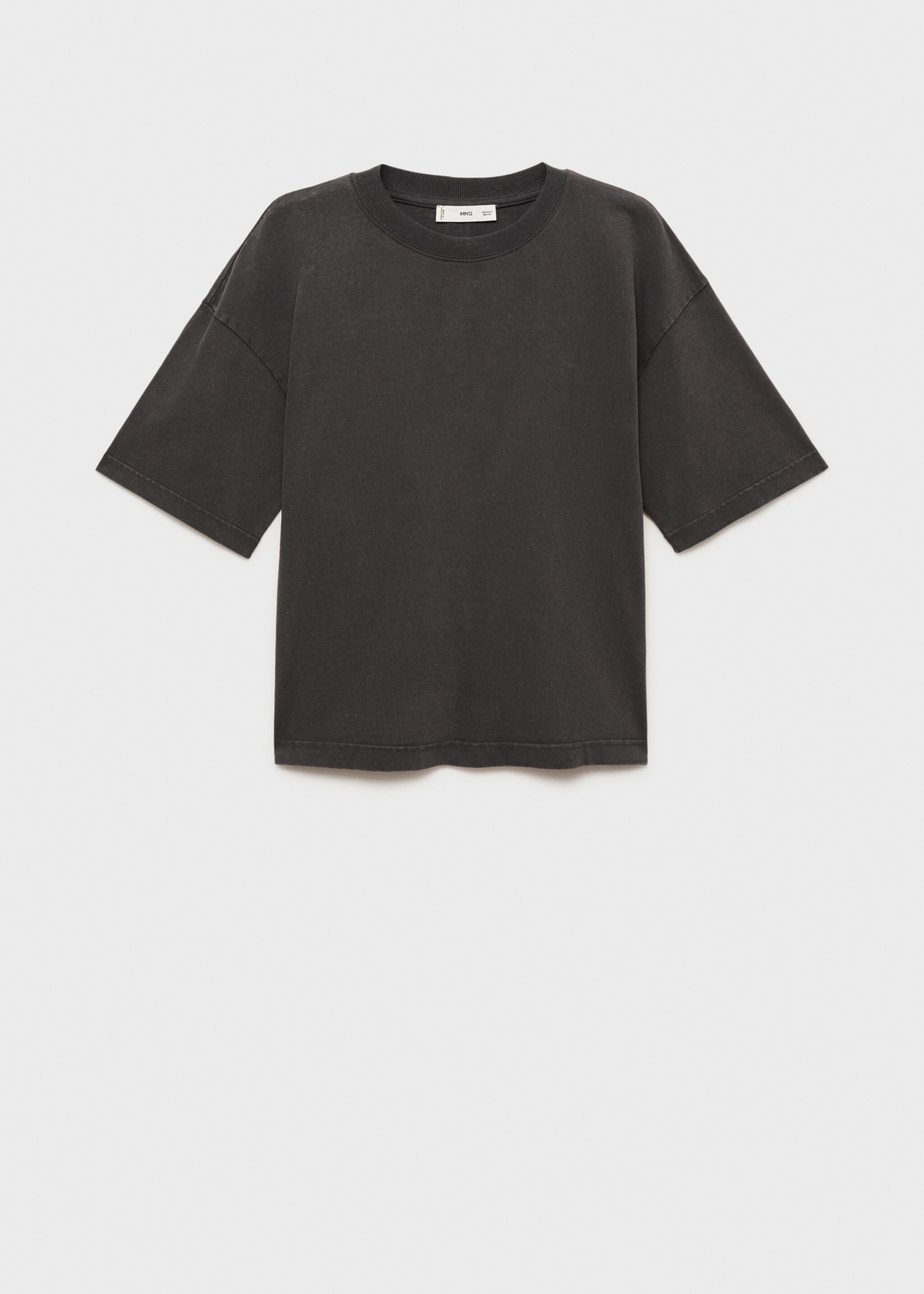 Oversized cotton maternity t-shirt - Article without model