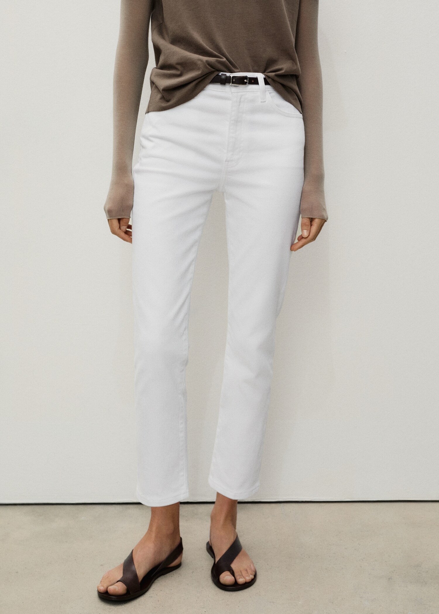 Slim-Jeans in Cropped-Länge Claudia - Mittlere Ansicht