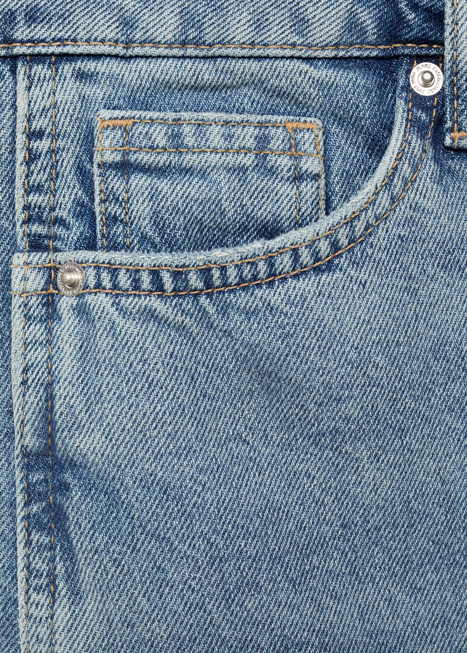 Balloon-Jeans mit hoher Bundhöhe - Detail des Artikels 0