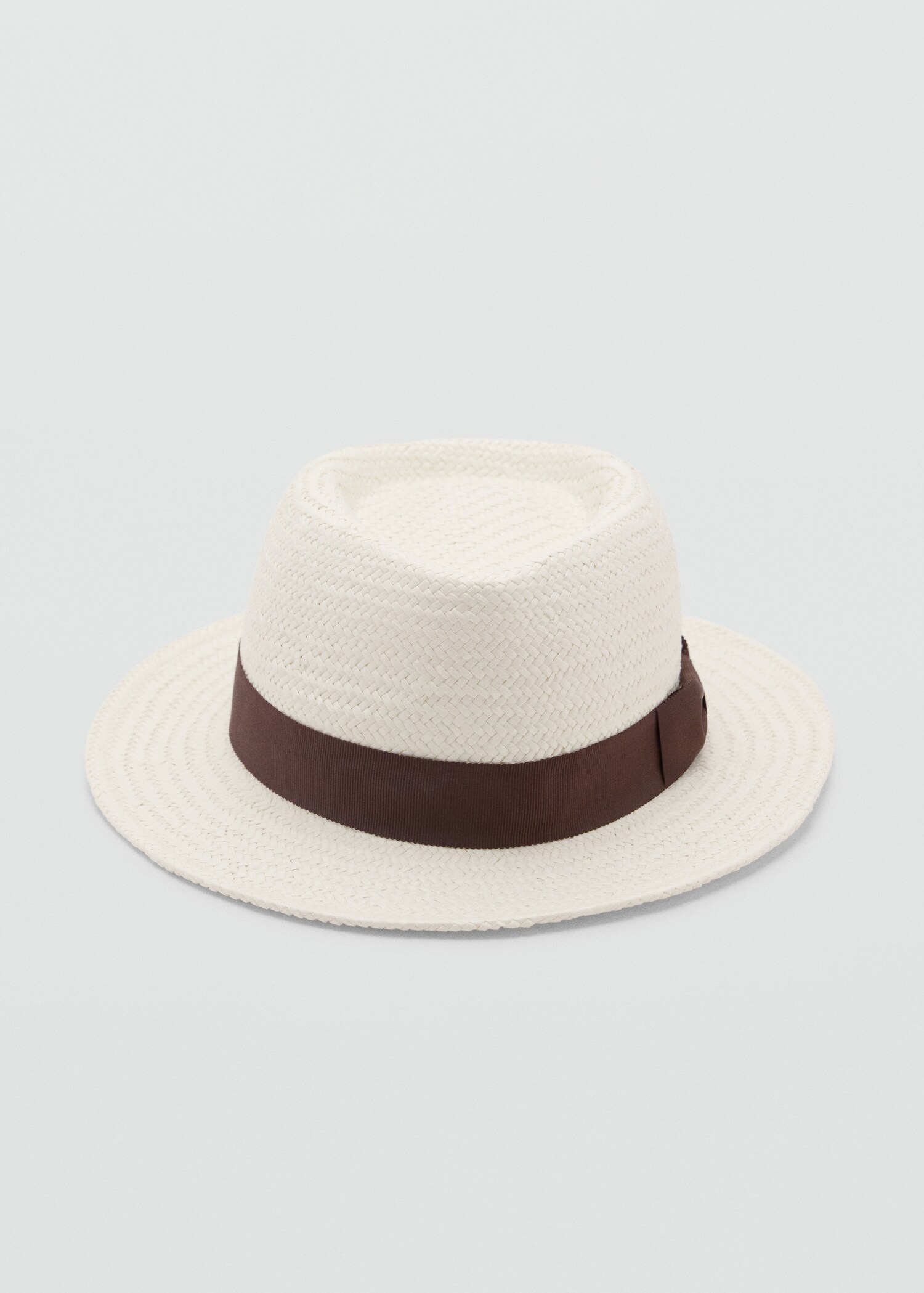 Sombrero fibra natural lazo - Plano medio