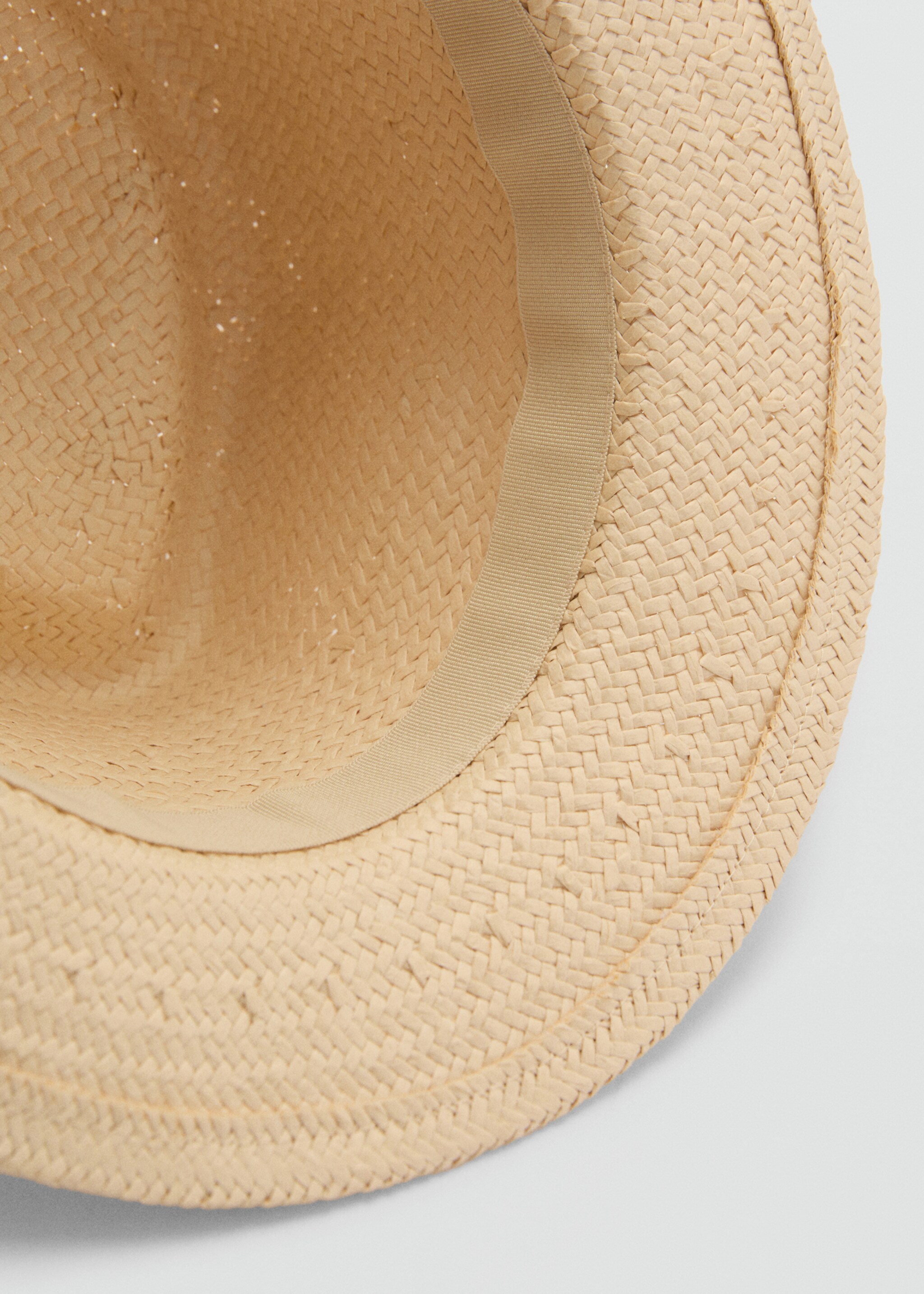 Natural fiber bow hat - Details of the article 2
