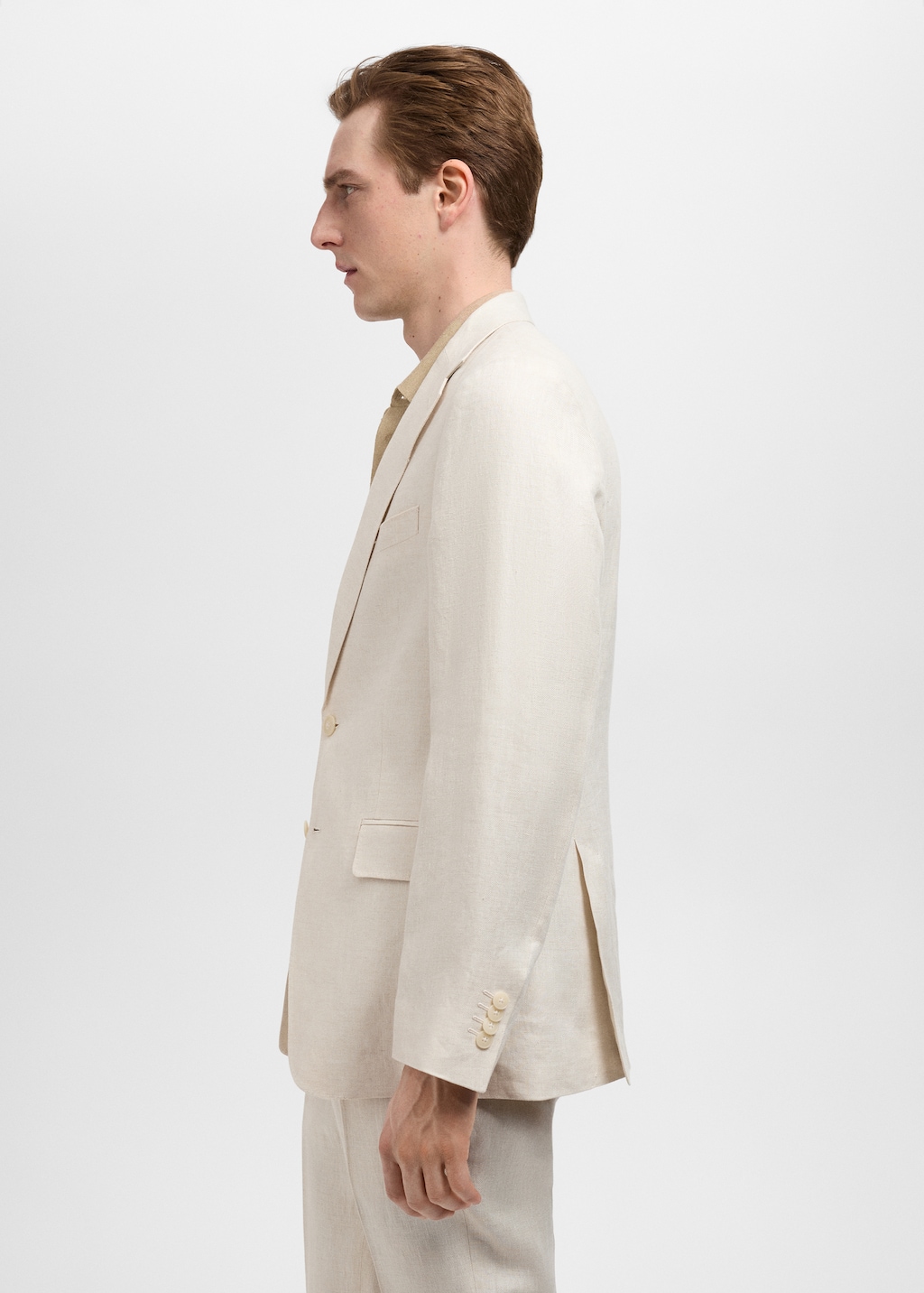 Amalfi 100% linen slim-fit suit blazer