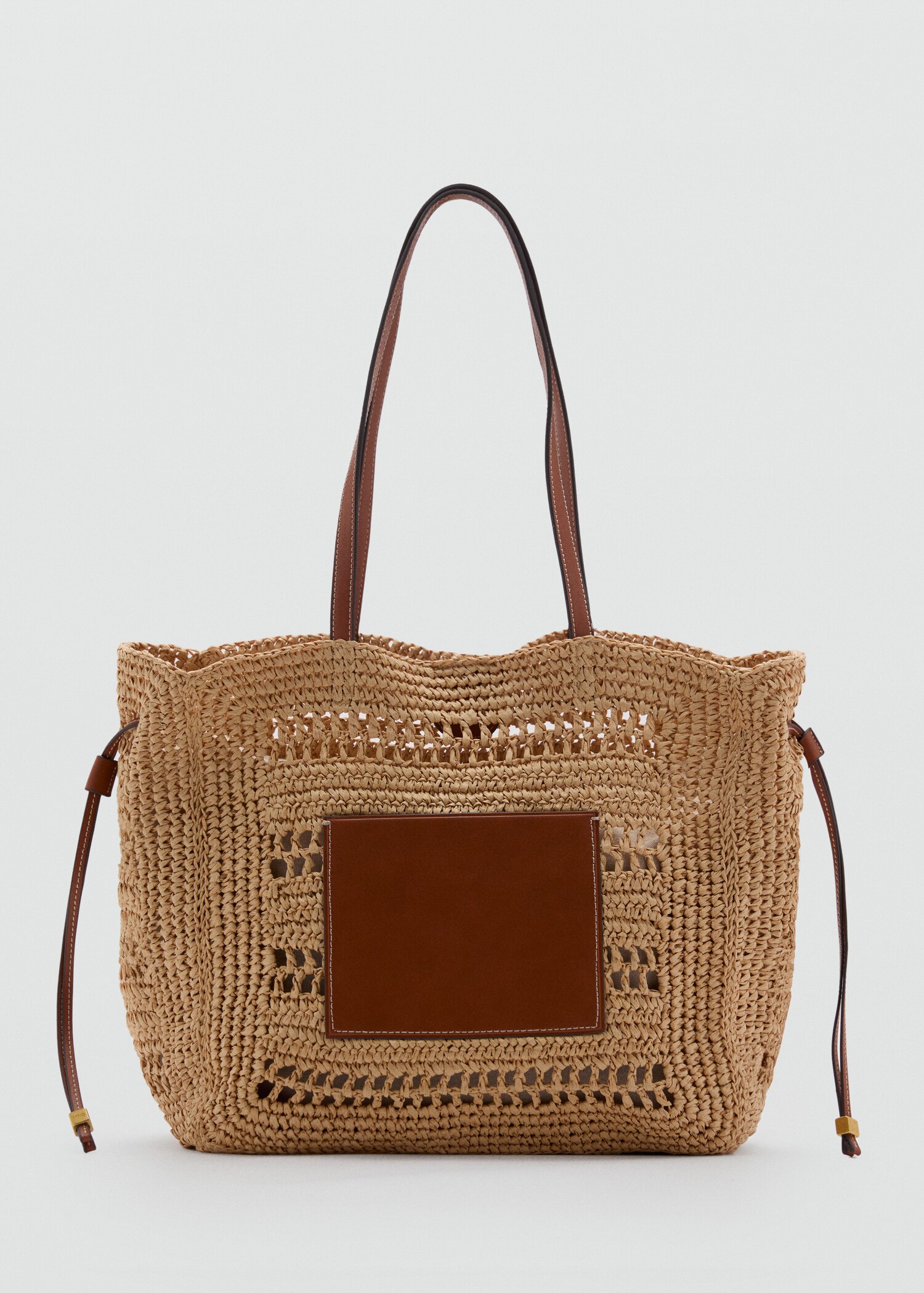 Doğal elyaf shopper çanta - Modelsiz ürün