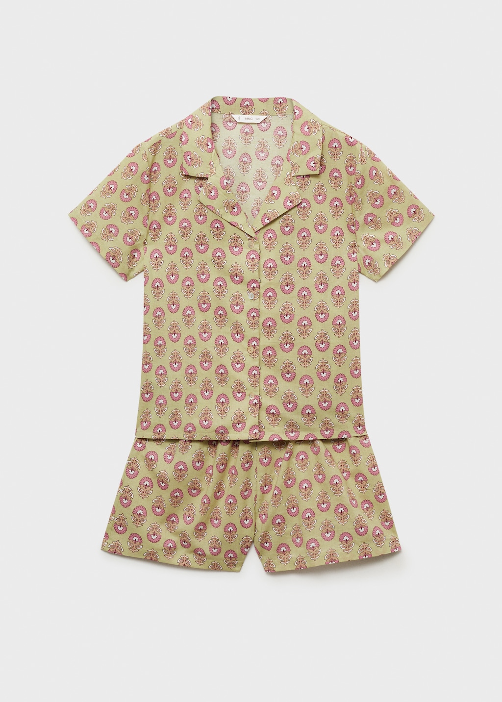 Printed cotton pyjama pack