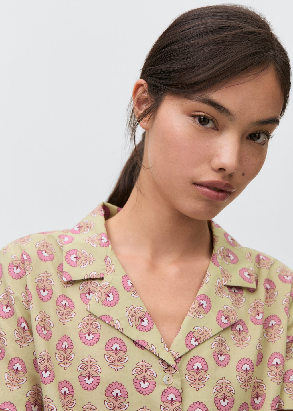 Printed cotton pyjama pack