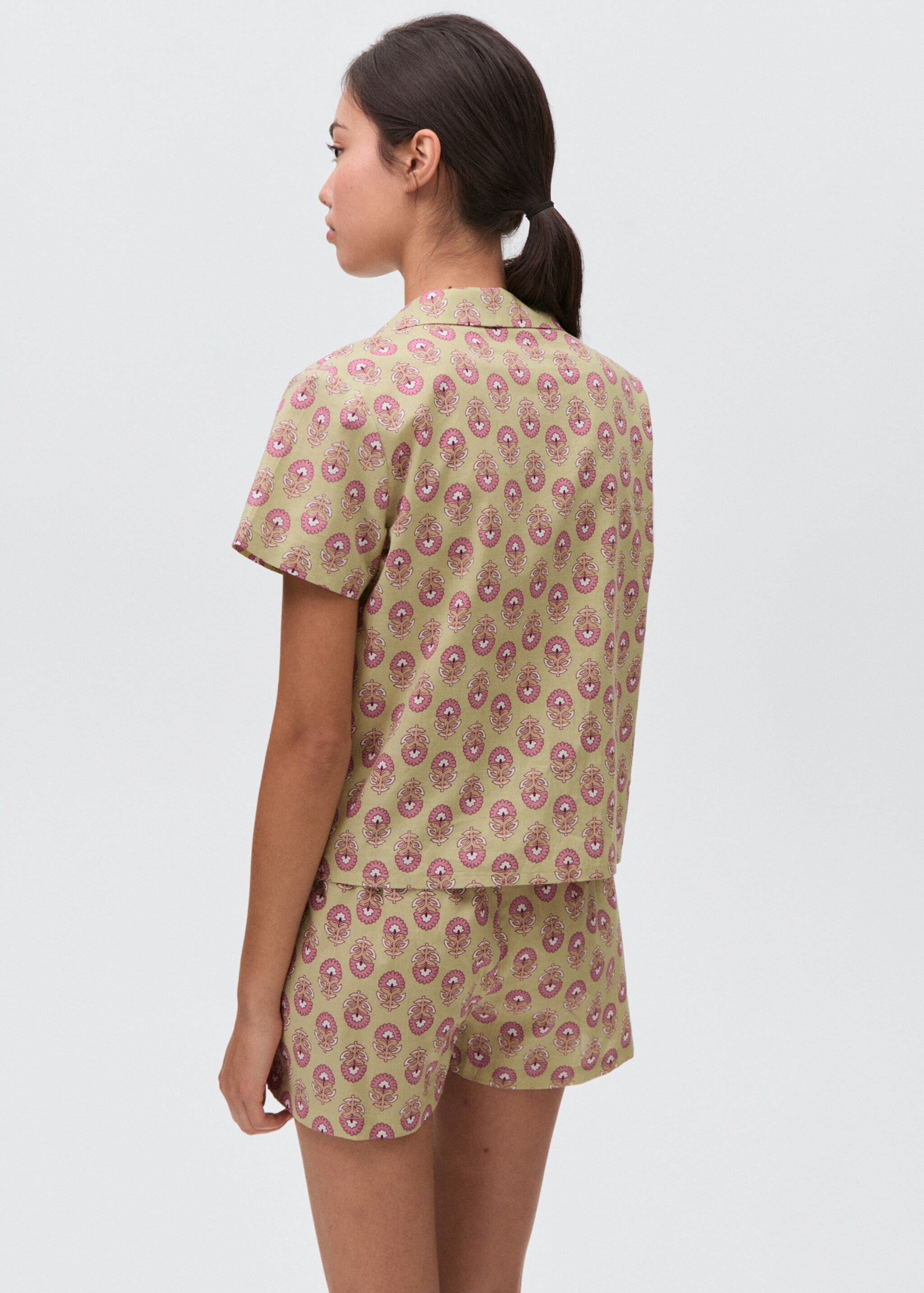 Pack de pijama de algodão estampado - Verso do artigo