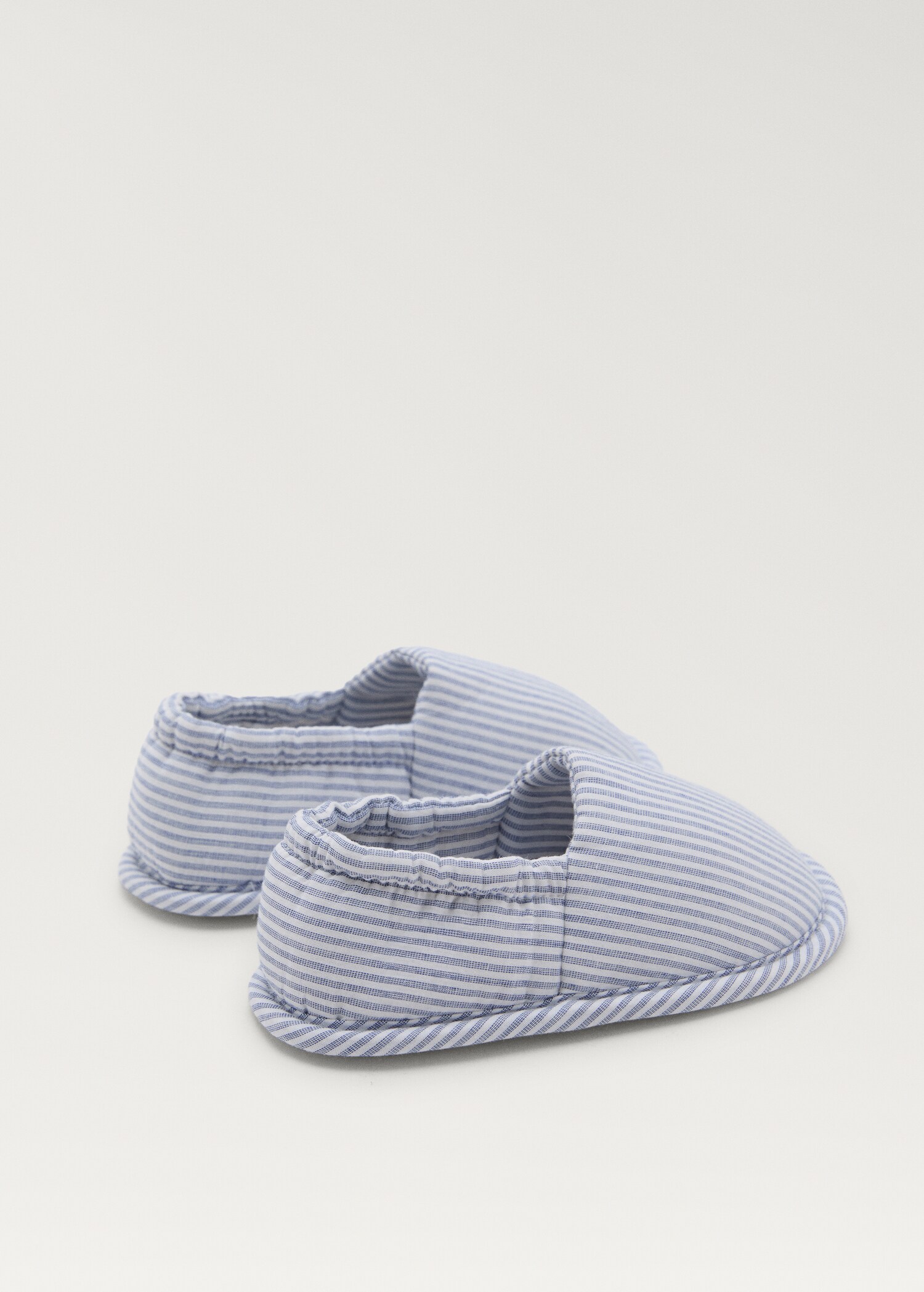 Cotton striped slippers - Details of the article 1