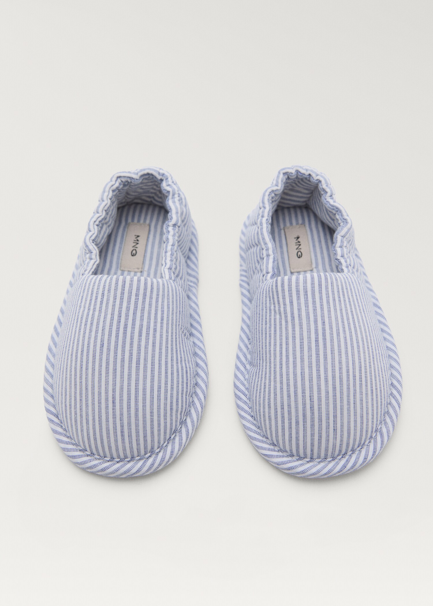 Cotton striped slippers - Details of the article 2