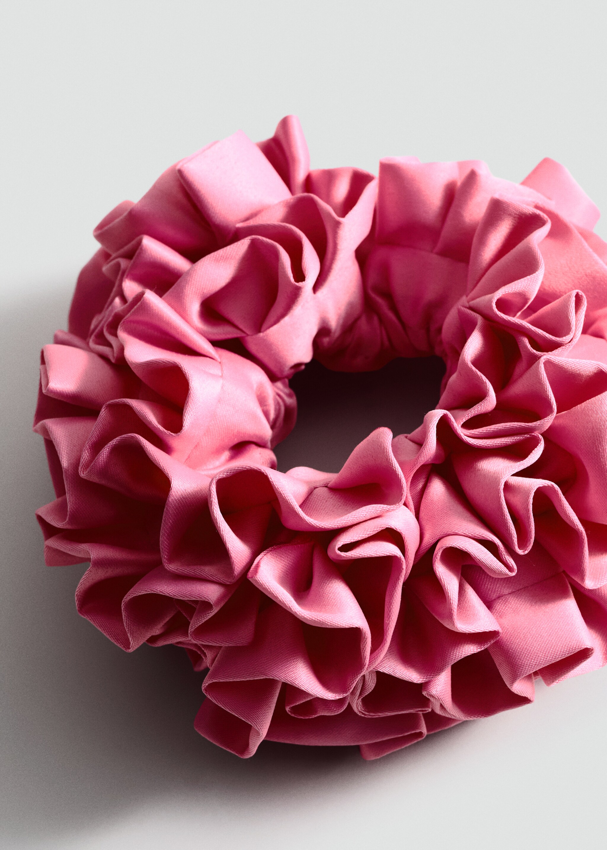 Mini ruffled scrunchie - Medium plane