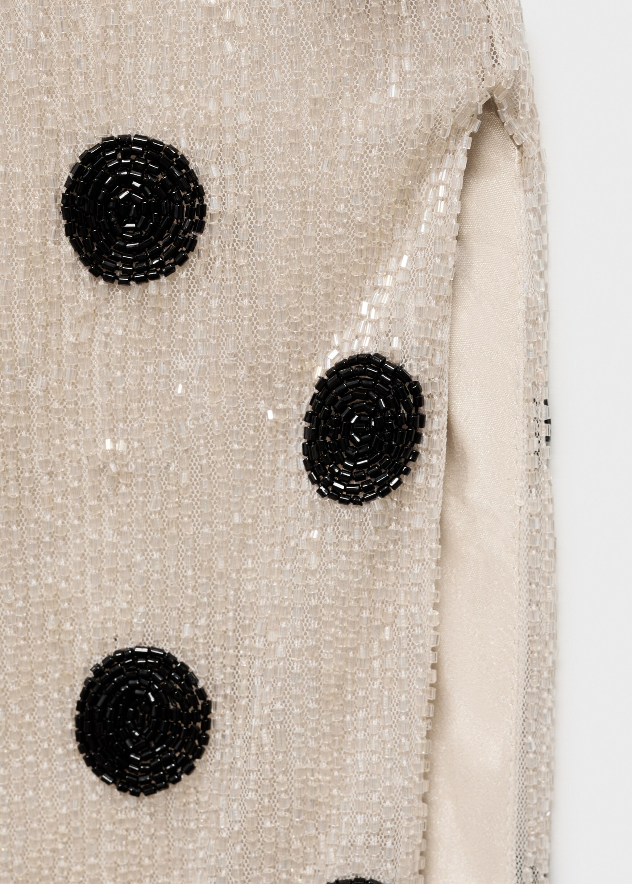 Halterkleid mit Punkten und Schmucksteinen - Detail des Artikels 8