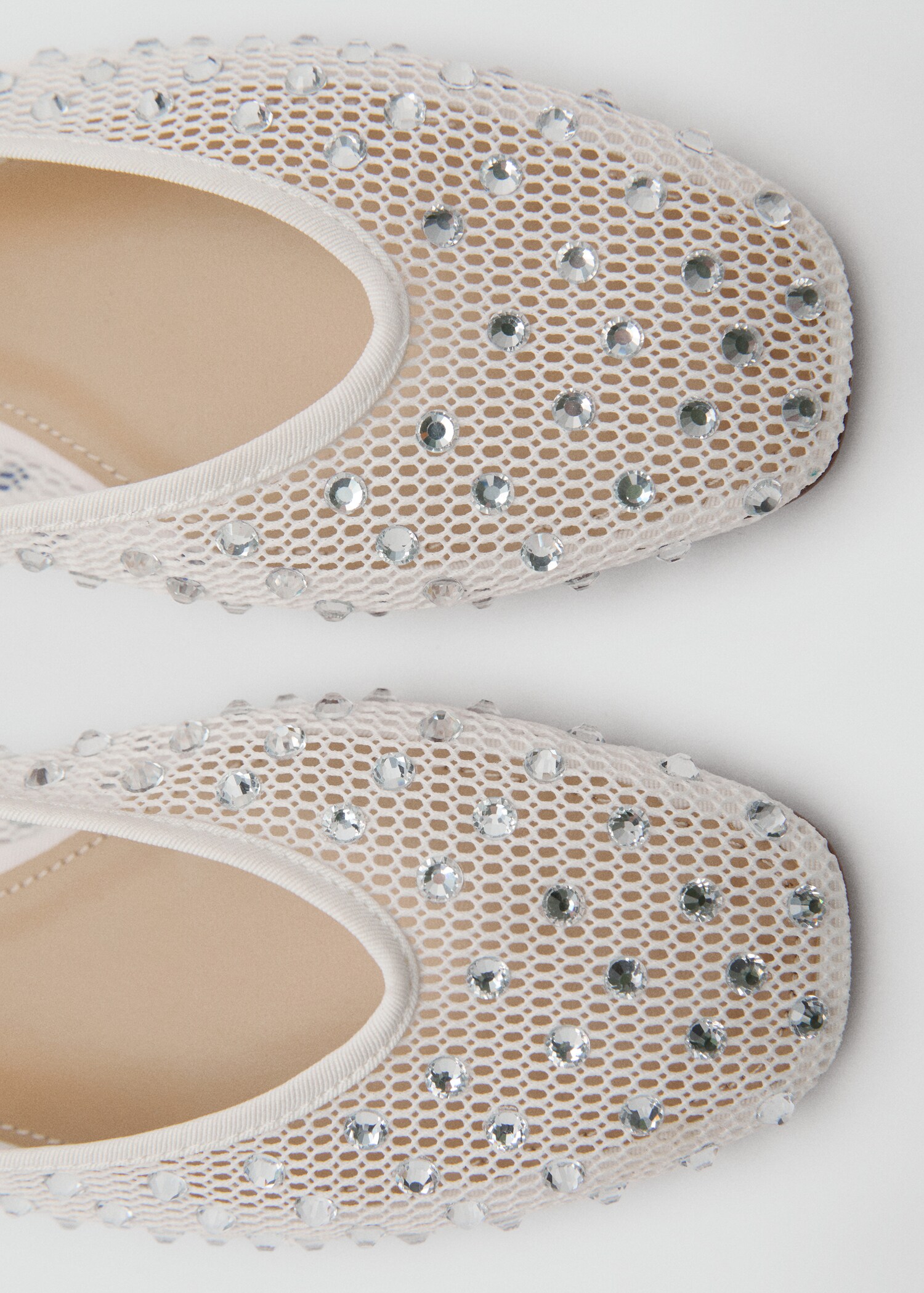 Mesh shoes with rhinestone detail - Details of the article 1