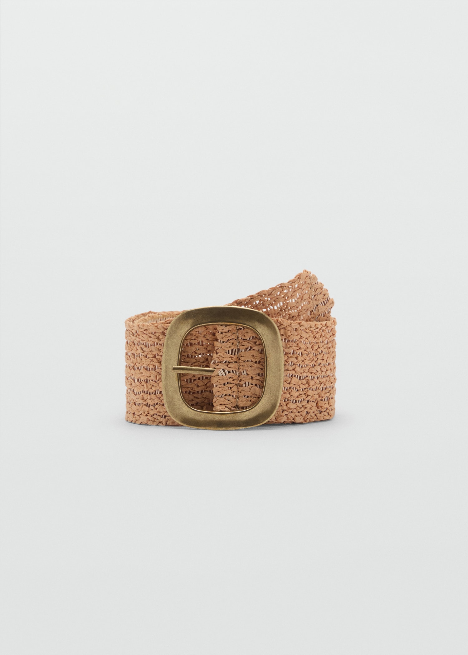 Natural Fibre Belt With Oval Buckle Women MANGO Japan natural-fibre-belt-with-oval-buckle-women-mango-japan