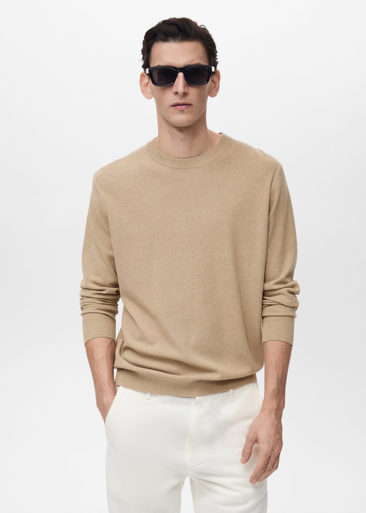 Feinstrick-Pullover - Mittlere Ansicht