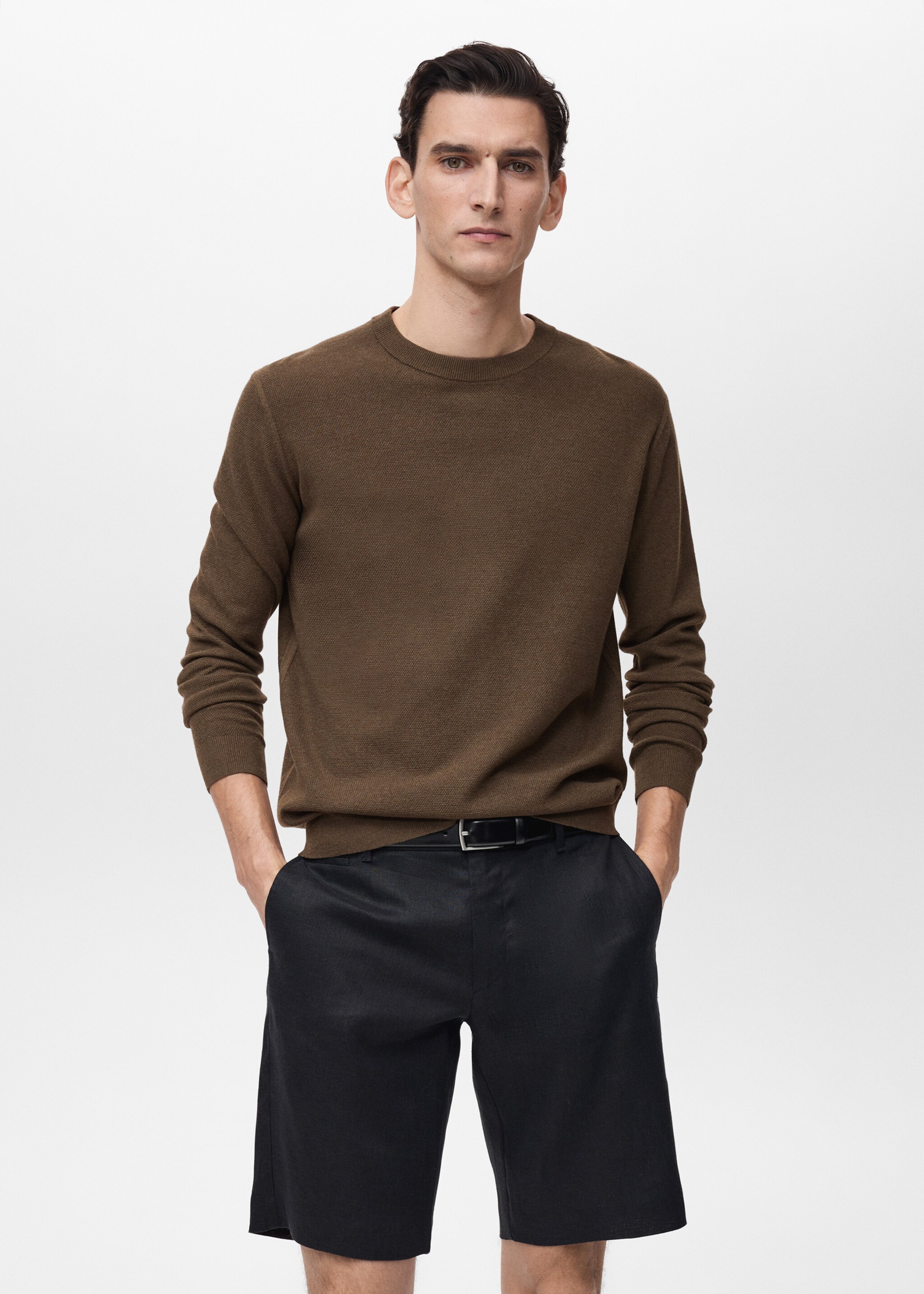 Feinstrick-Pullover - Mittlere Ansicht