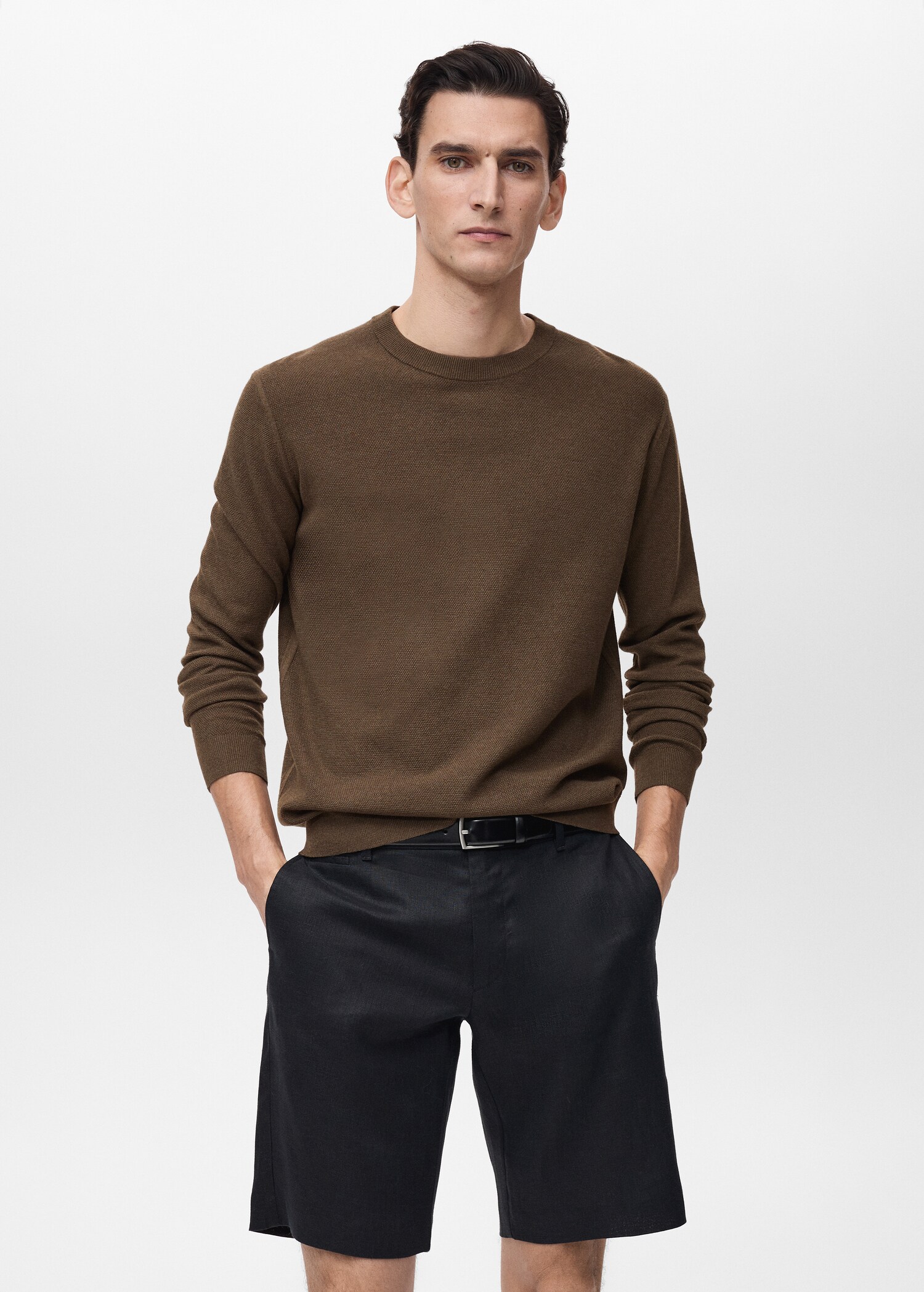 Feinstrick-Pullover - Mittlere Ansicht