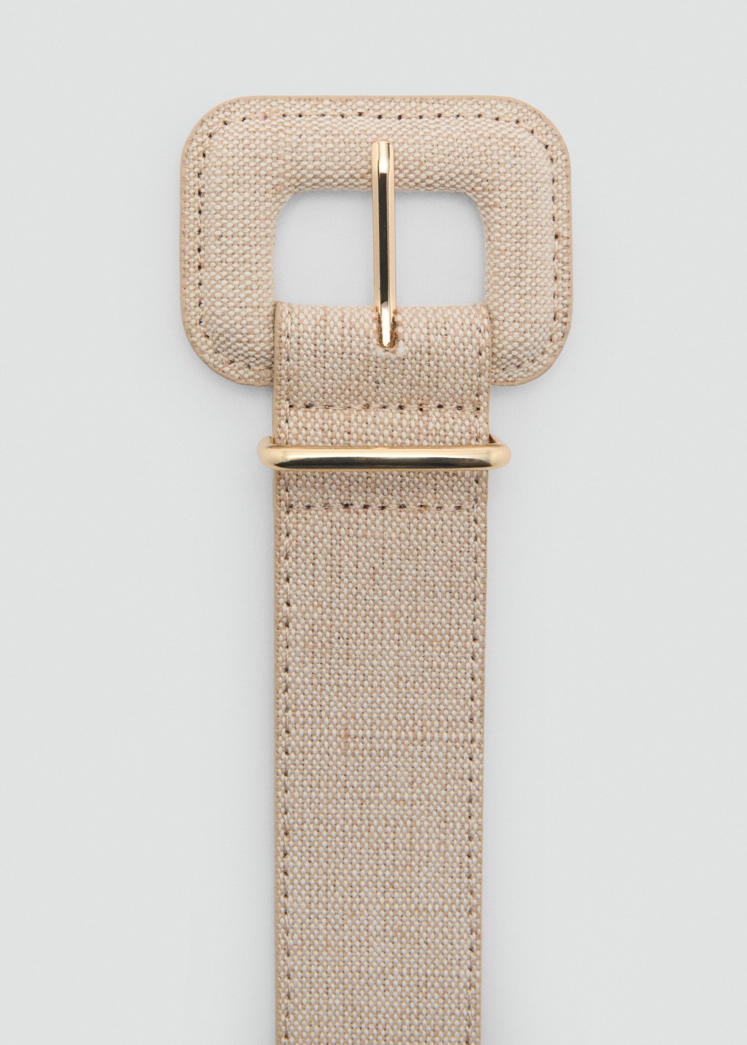 Cotton and linen-blend belt - Details of the article 1
