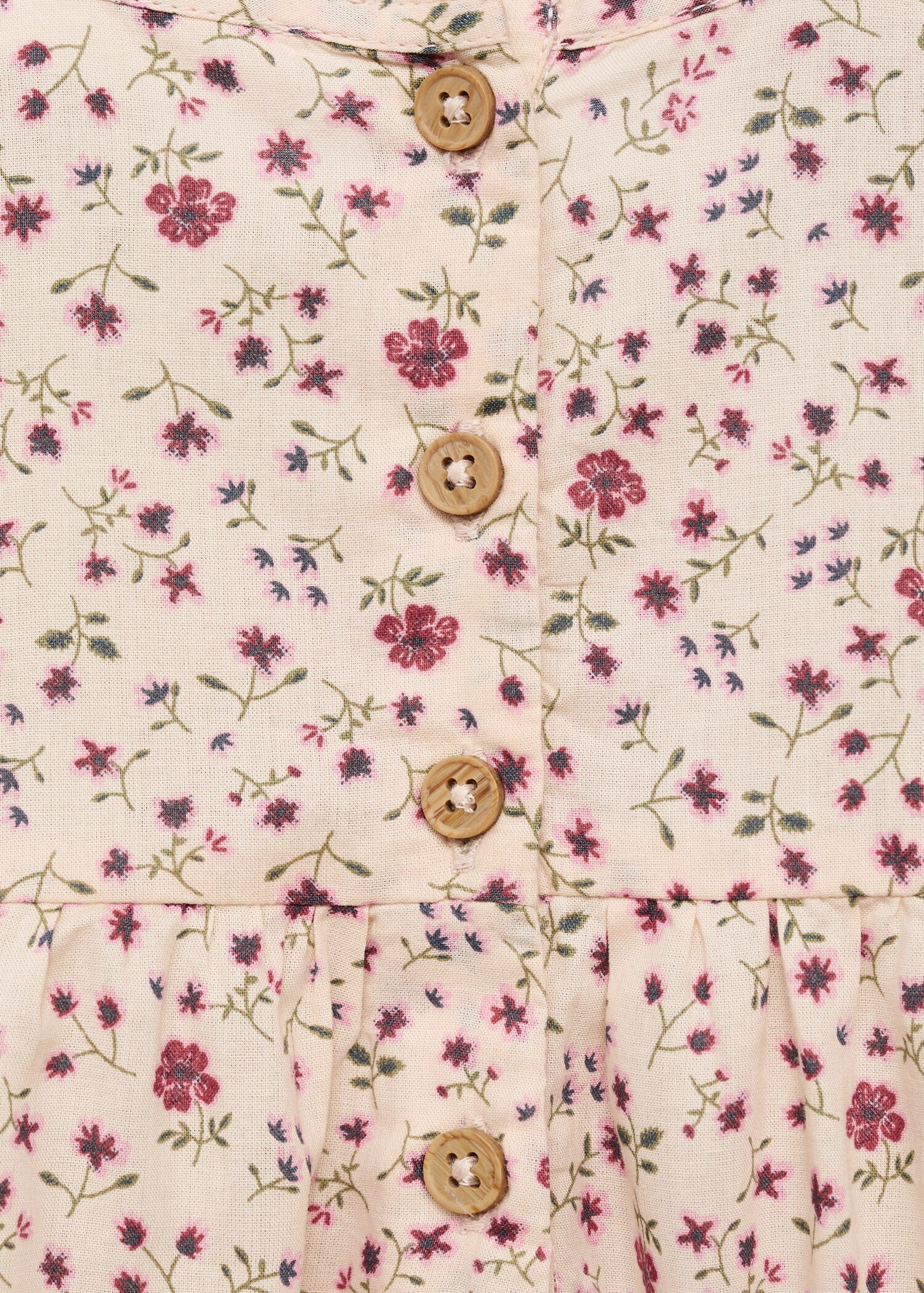 Rüschenbluse mit Blumenmuster - Detail des Artikels 0
