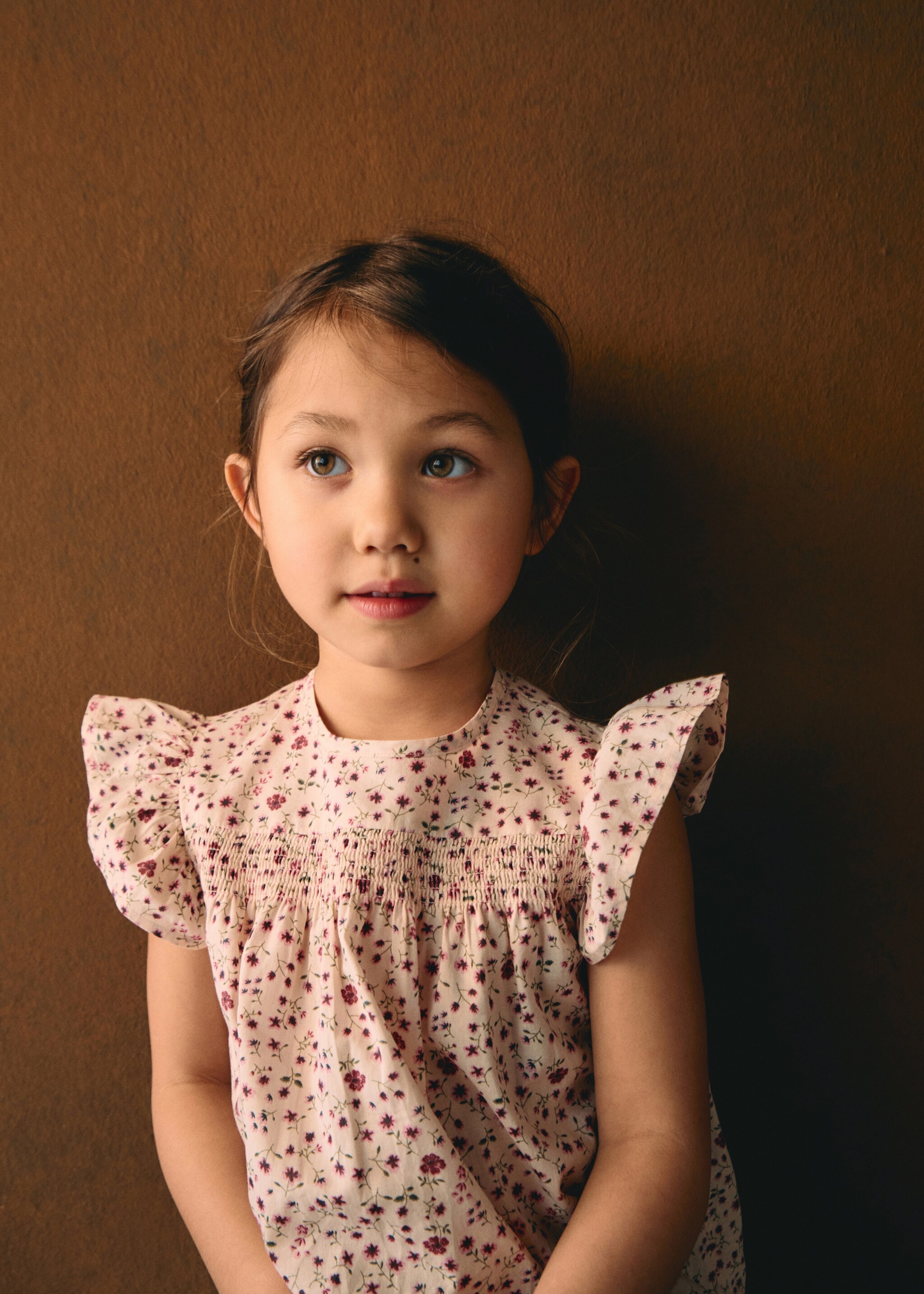 Floral-print blouse with ruffles - Details of the article 5