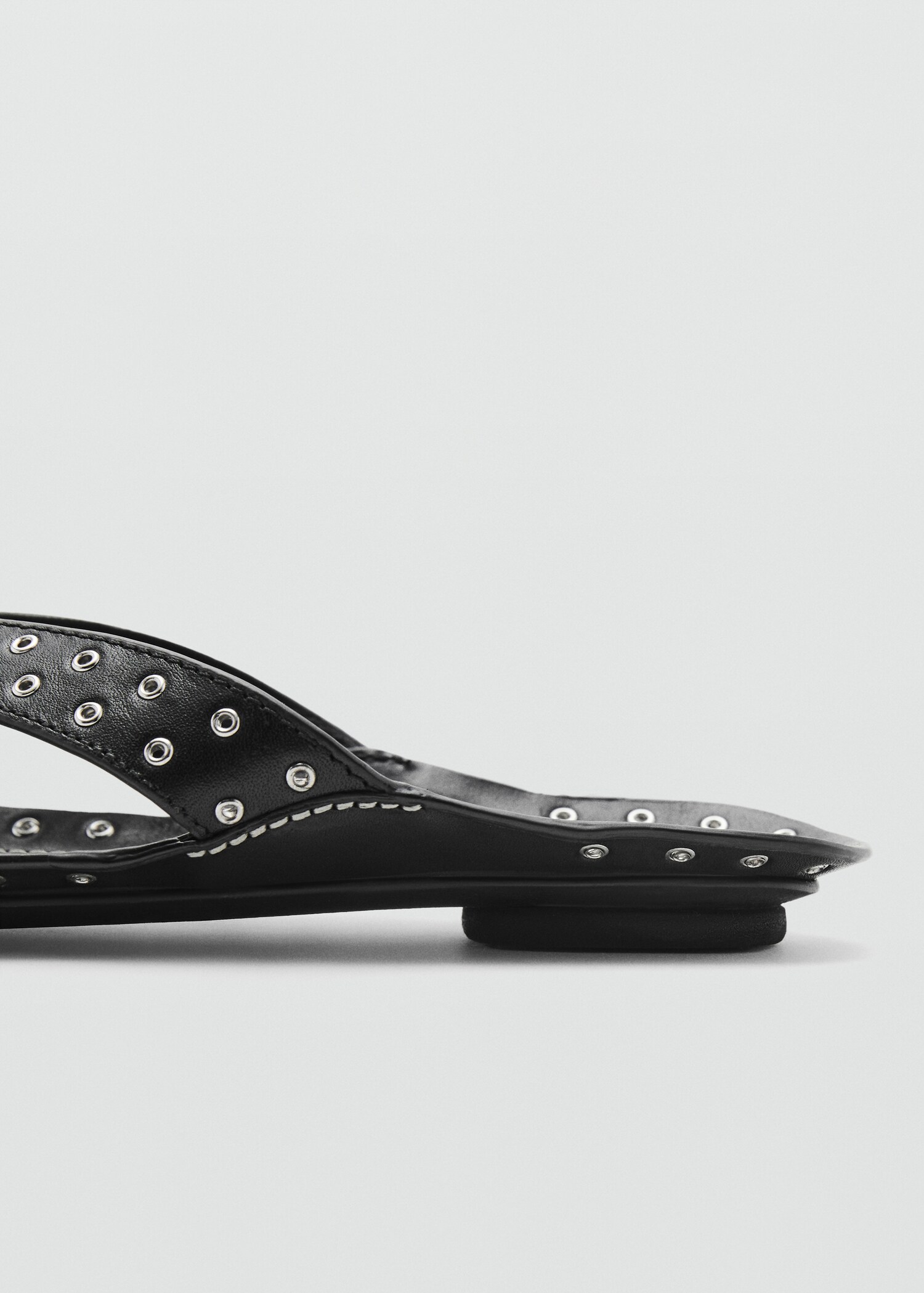 Sandales cuir à œillets - Détail de l'article 2