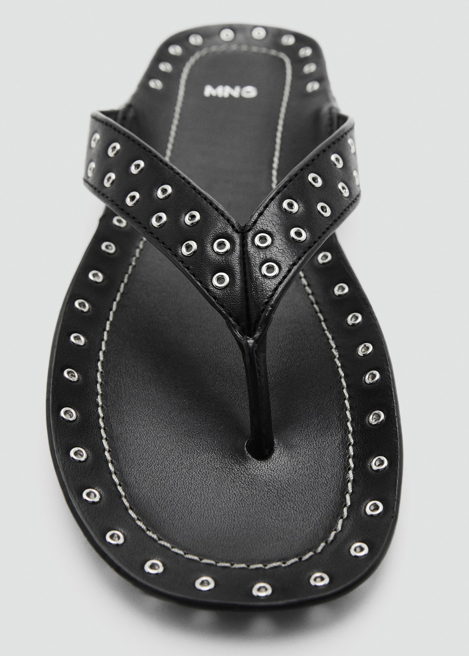 Sandales cuir à œillets - Détail de l'article 3