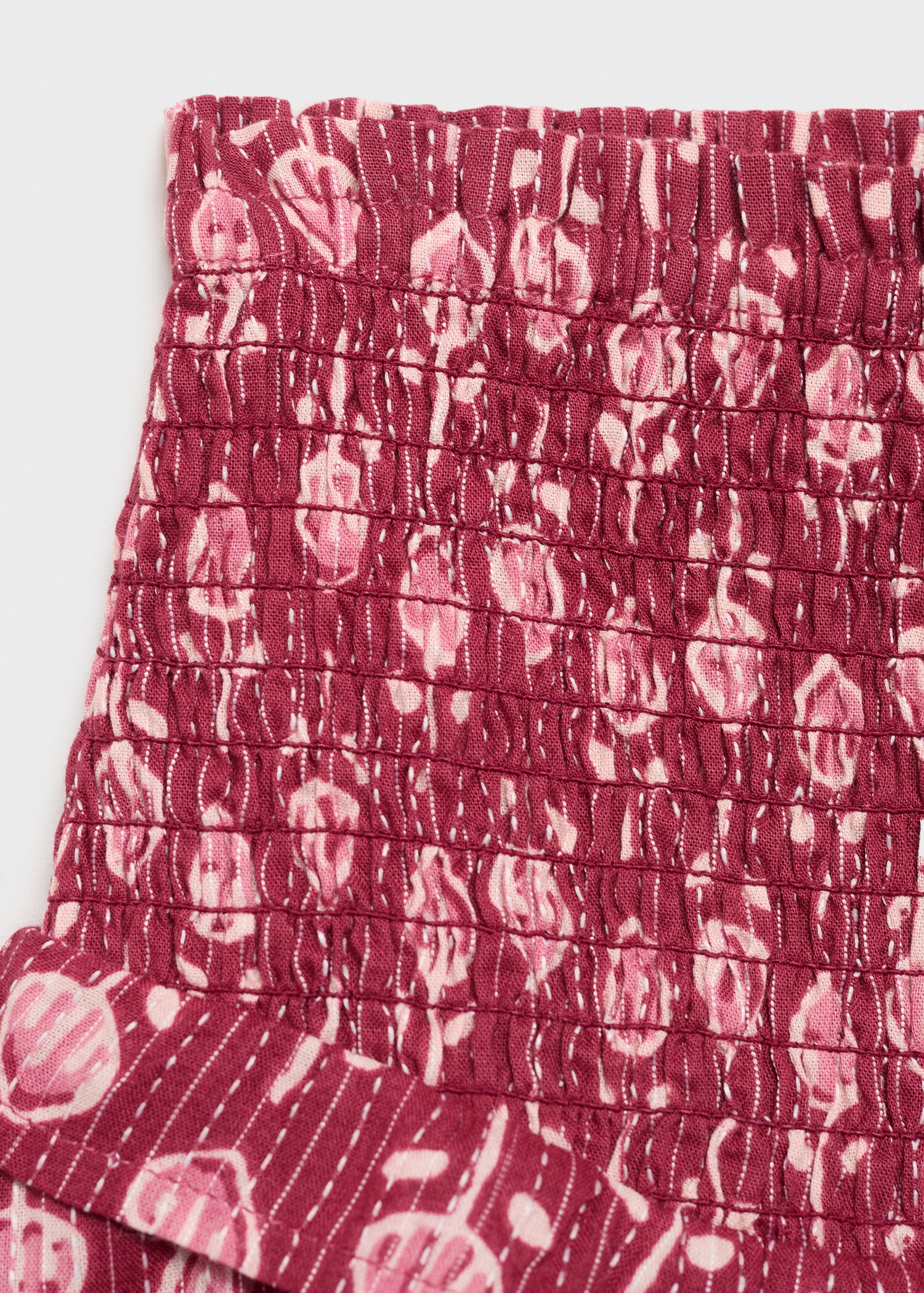 Minifalda fruncida volante - Detalle del artículo 0