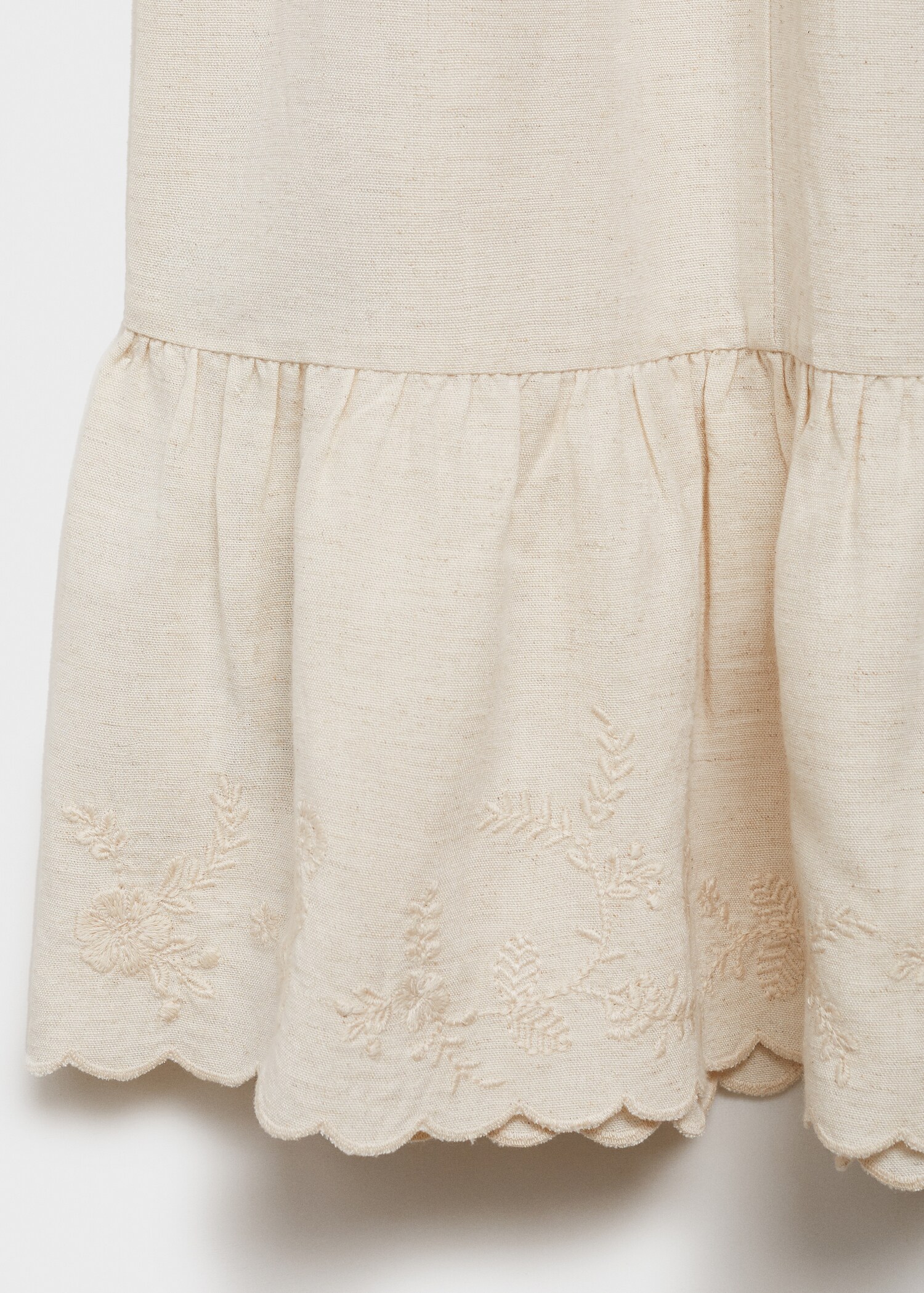 Vestido bordado algodón lino - Detalle del artículo 8