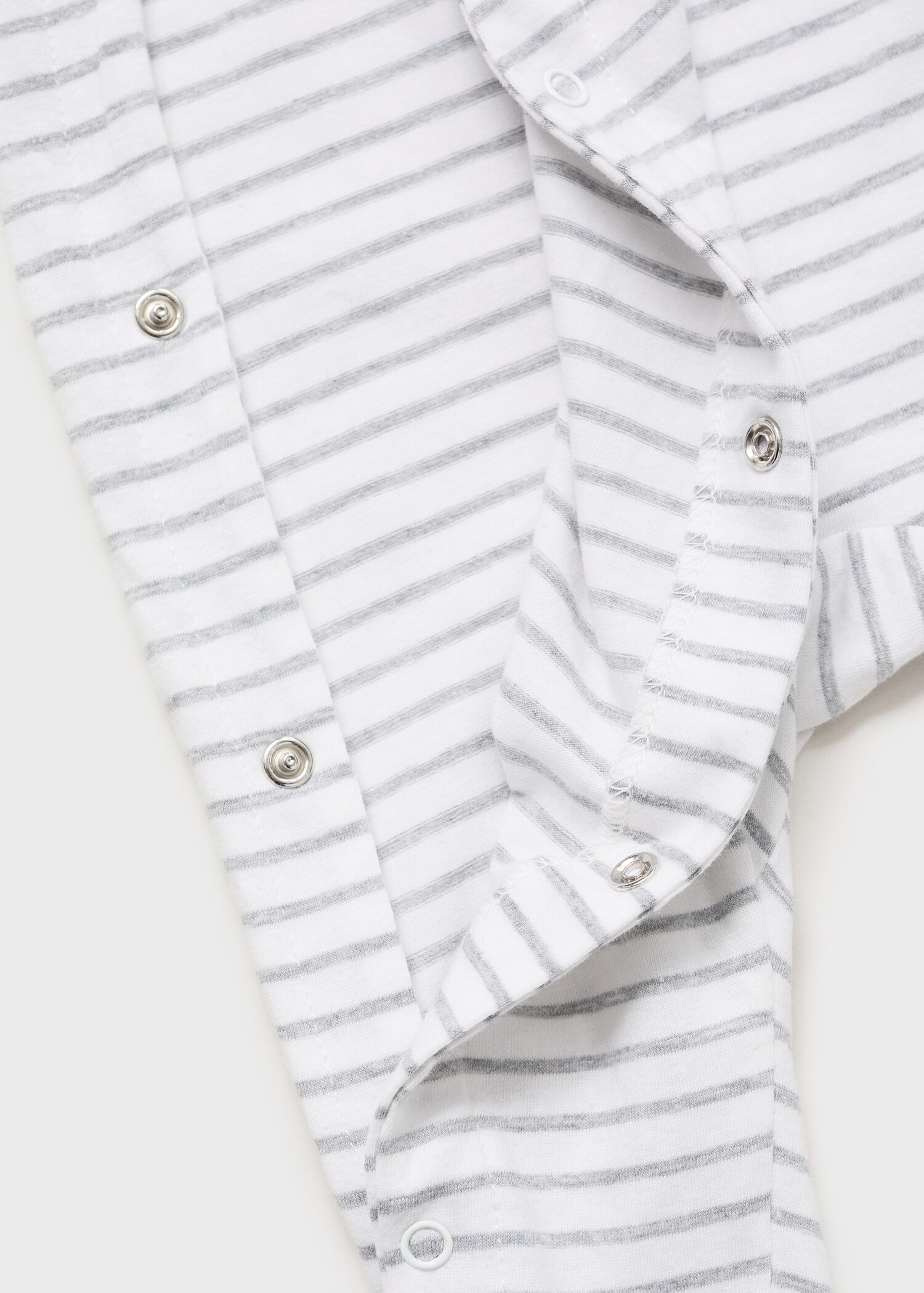 Striped bodysuit pyjamas - Details of the article 0