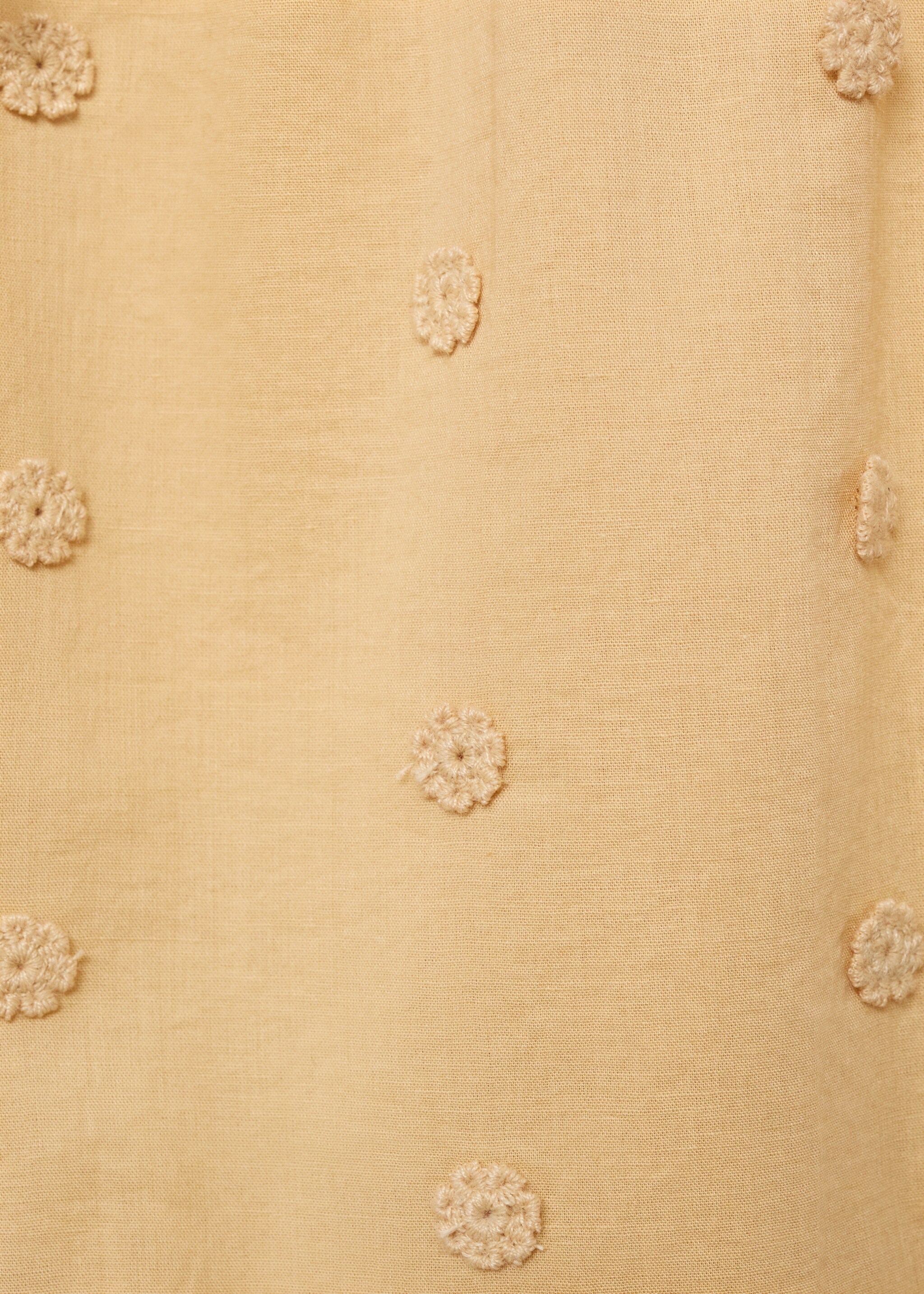 Long trousers with embroidered details - Details of the article 0