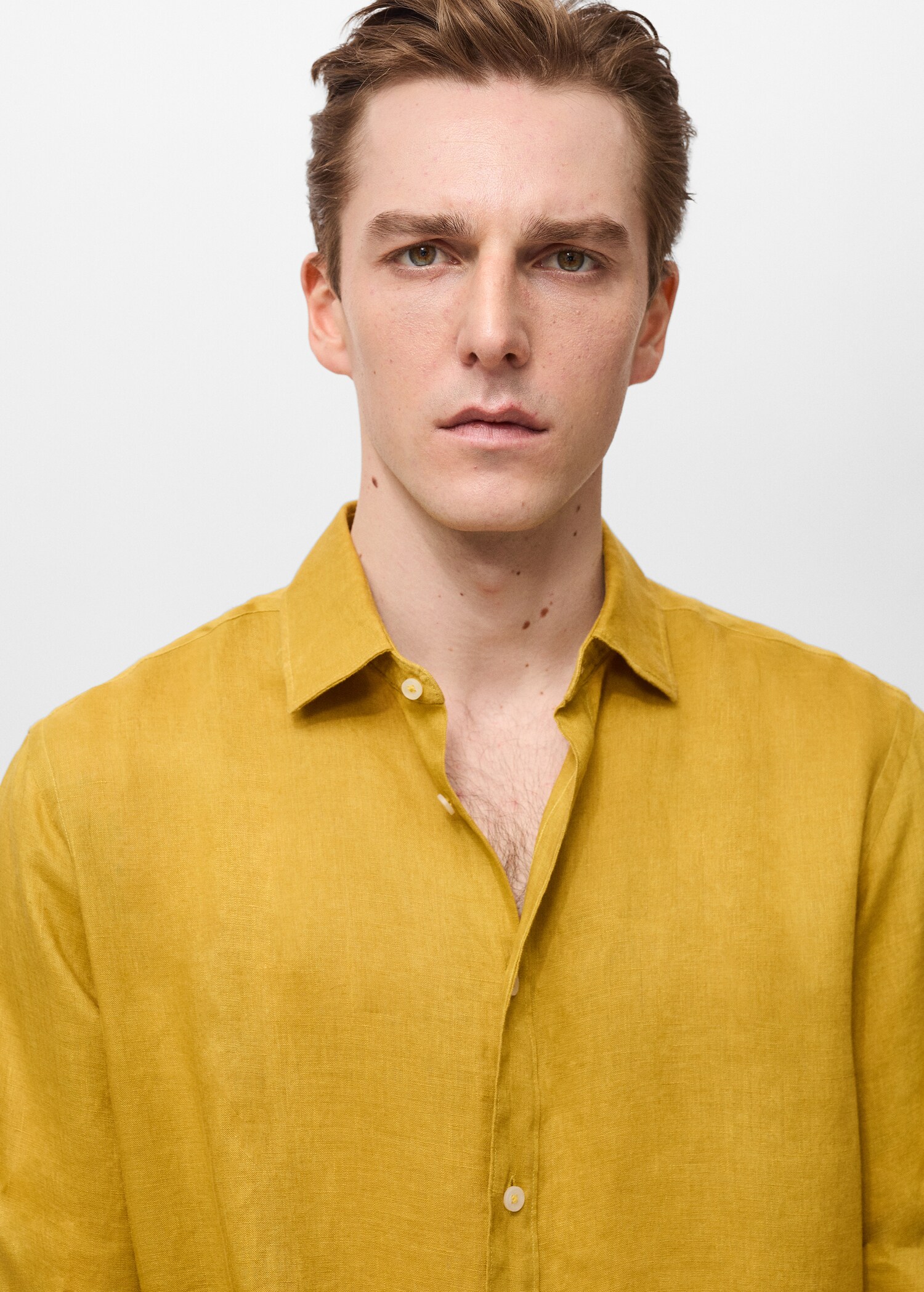 Linen 100% shirt - Details of the article 1
